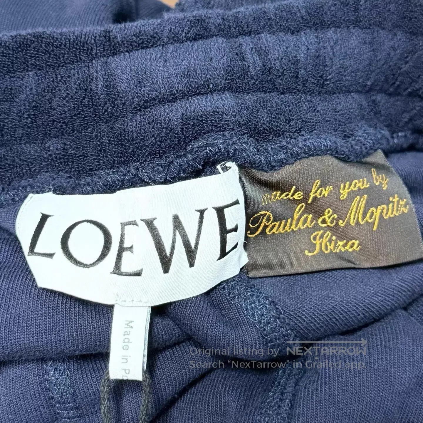 Loewe Blue Casual Shorts with Drawstring . Size US 30 / EU 46 - 4 Thumbnail