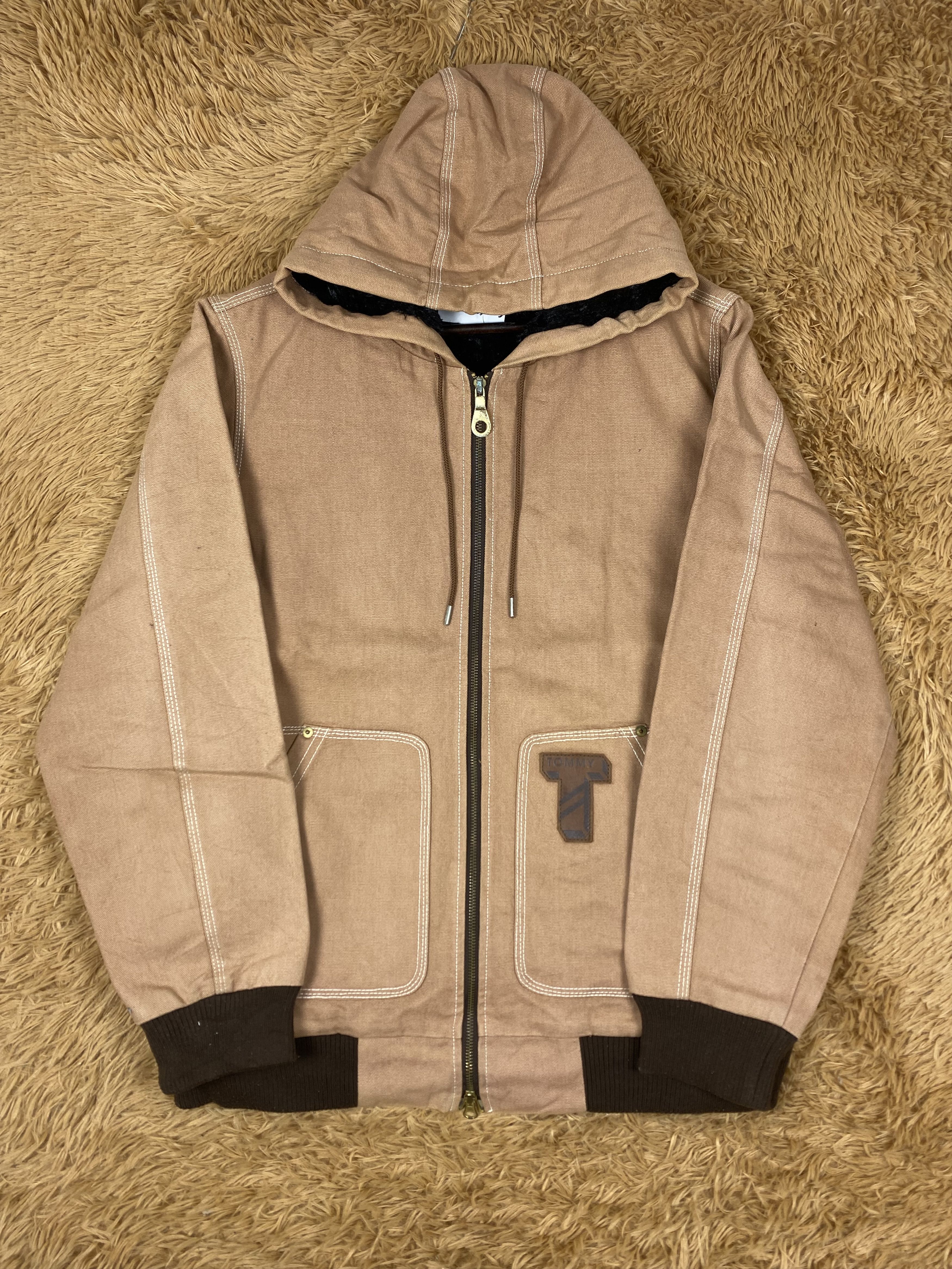 Tommy Hilfiger Vintage Tommy Zip Up With Hoodie Jacket DJ0938 Size US XL / EU 56 / 4 - 4 Thumbnail