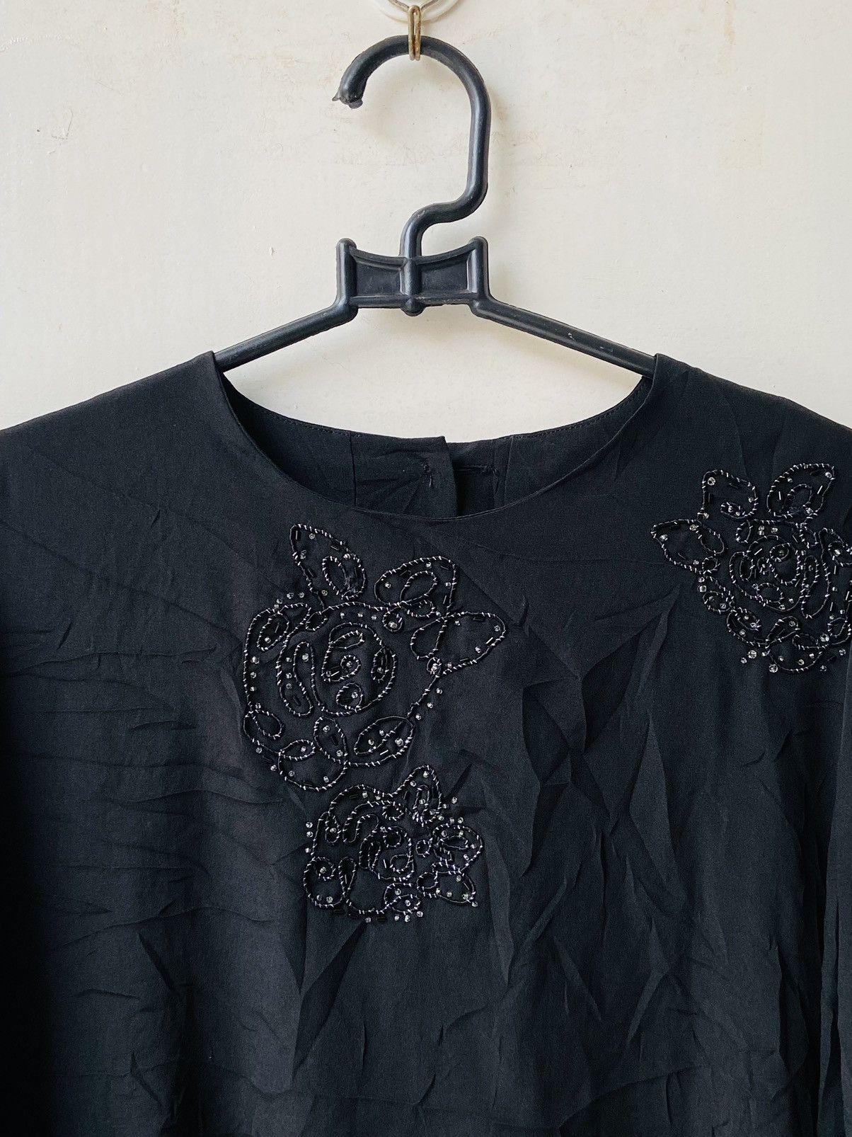 Christian Dior Monsieur CHRISTIAN DIOR Black Blouse Size M / US 6-8 / IT 42-44 - 8 Thumbnail