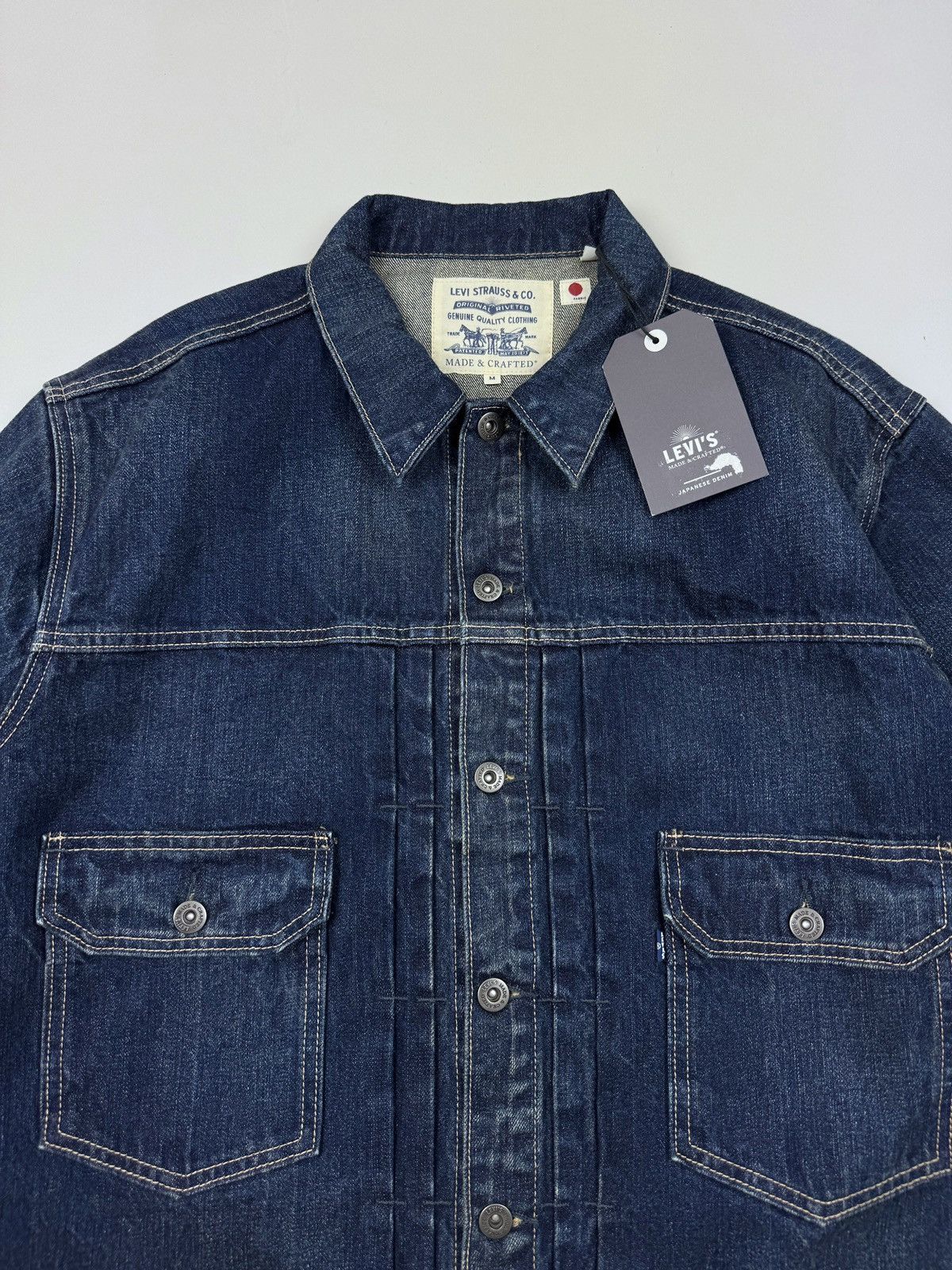 NWT Levi's Made & Crafted Tucked Type 2 Trucker Denim Jacket