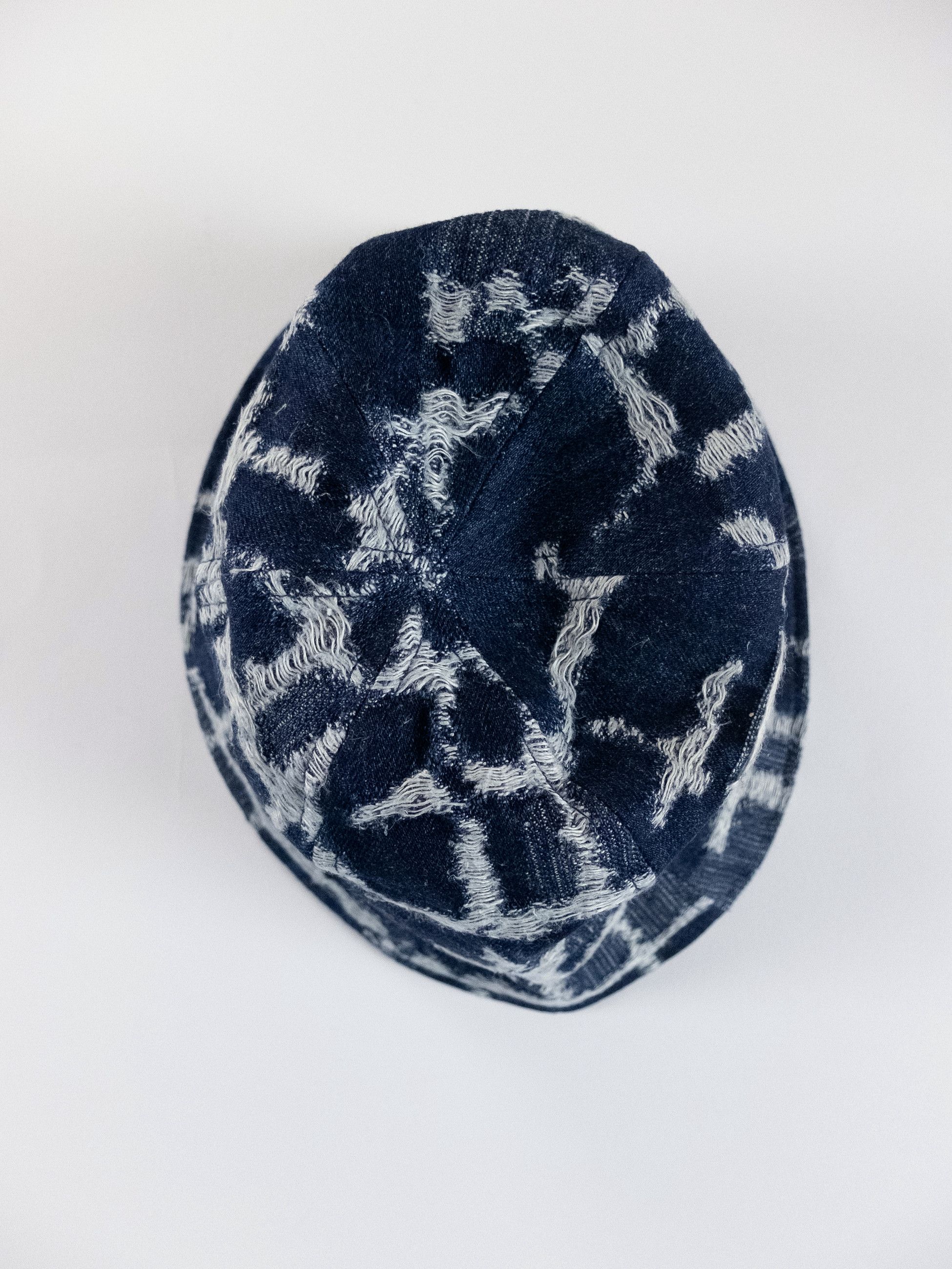 Fendi FENDI stitch F logo blue cotton linen denim bucket hat Size ONE SIZE - 5 Thumbnail