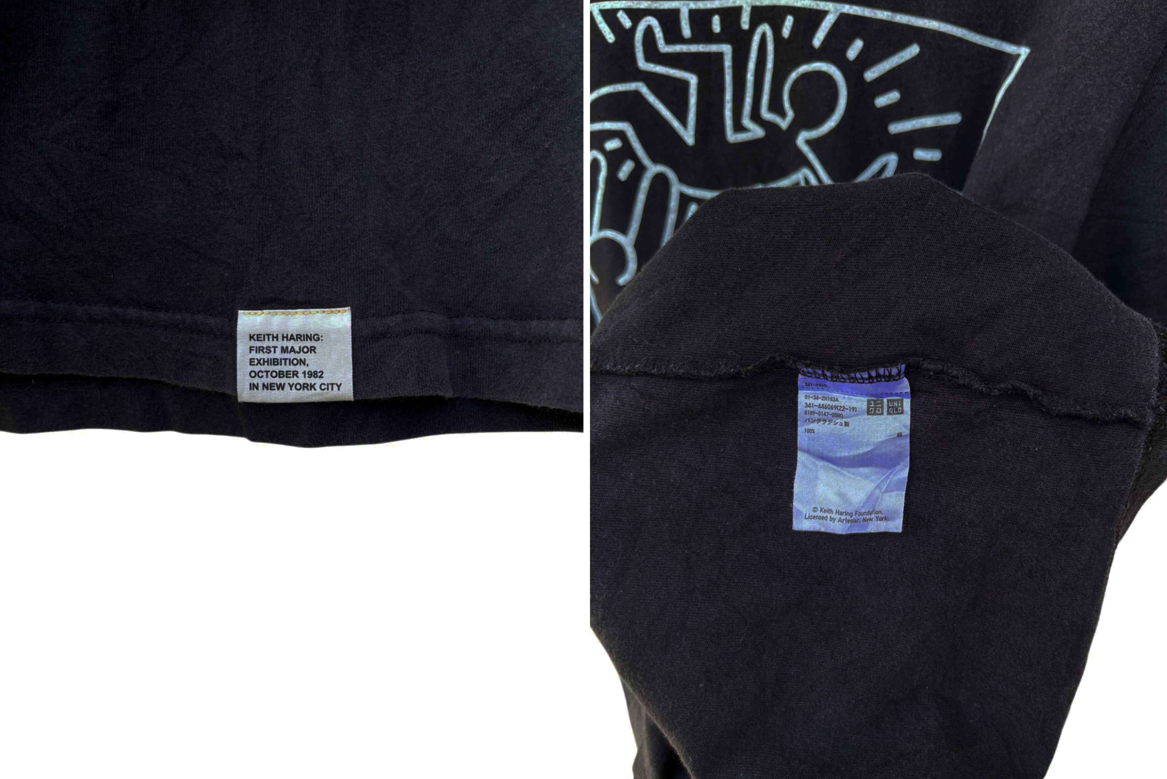 Uniqlo Uniqlo x Keith Haring Tshirt, doodles printed, defect Size US L / EU 52-54 / 3 - 7 Thumbnail