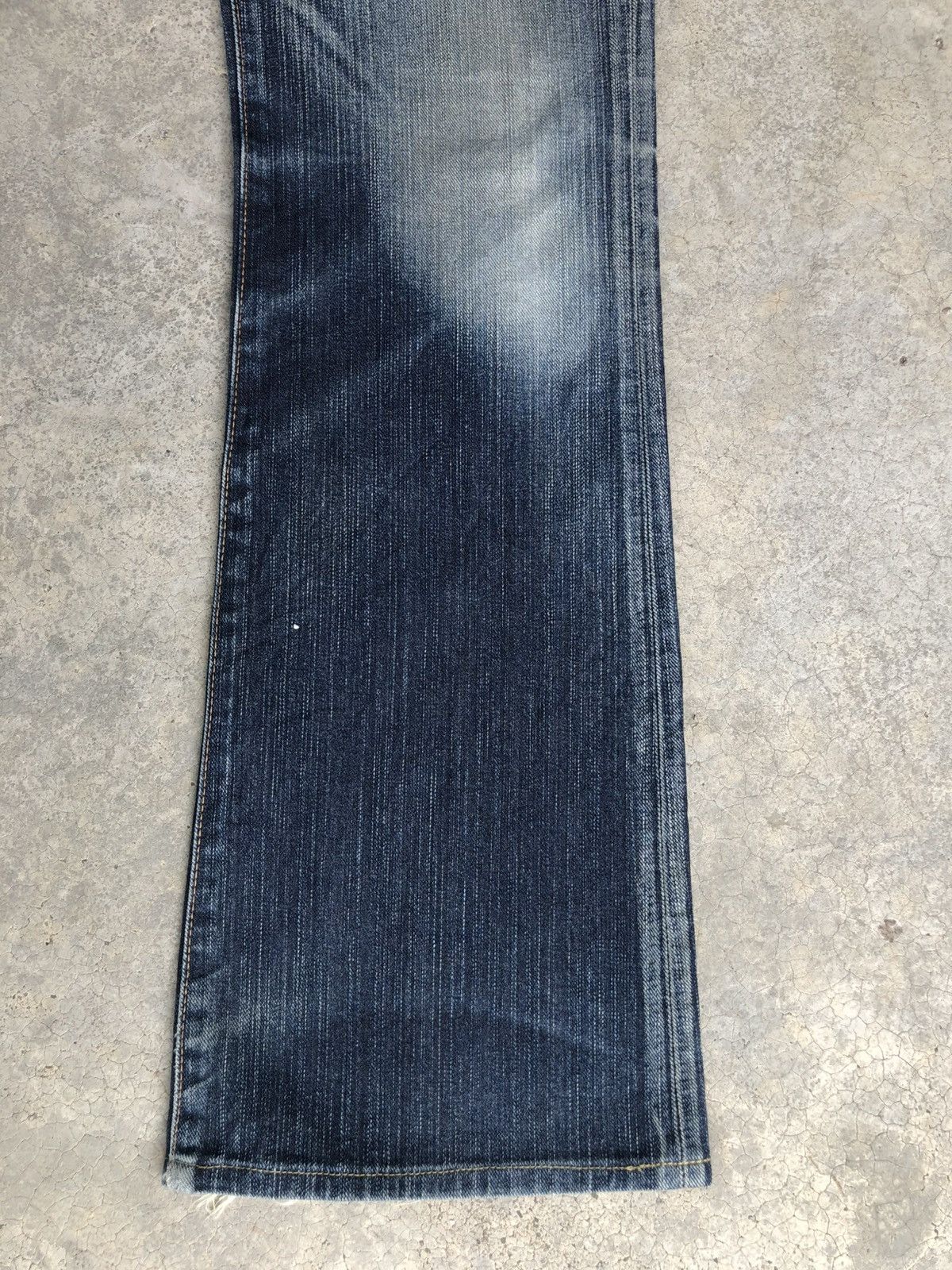 Le Grande Bleu (L.G.B.) Edwin XV Flared Jeans Bootcut Distressed Jeans Size US 31 - 7 Thumbnail
