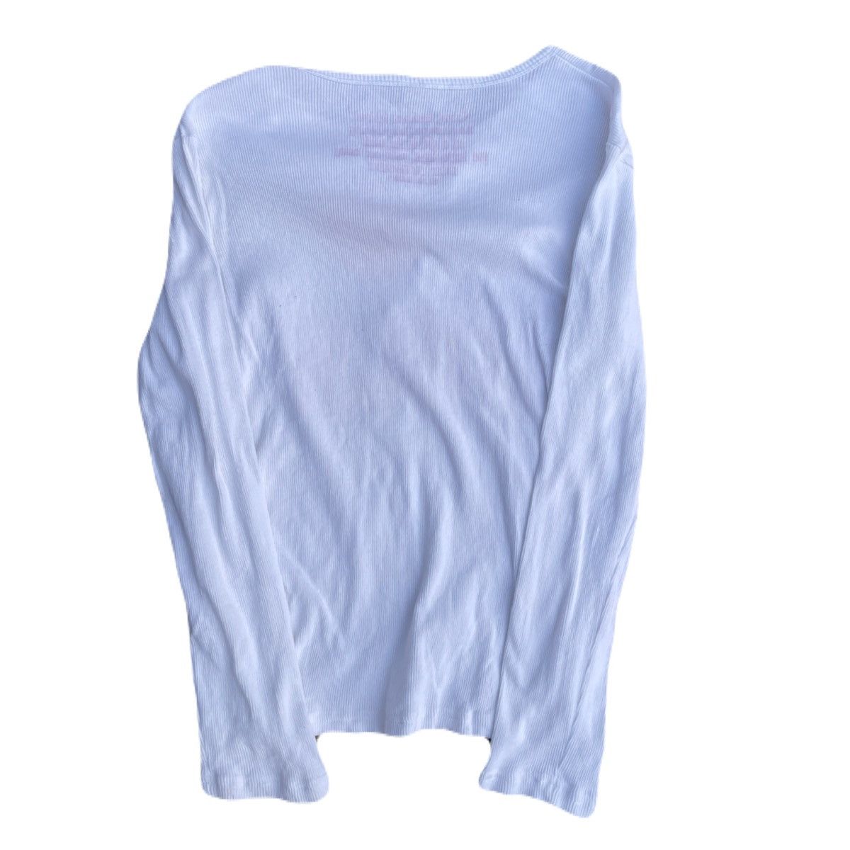 If Six Was Nine 2000s Japanese archive Grunge Poem V-neck Long Sleeve Tee Size US S / EU 44-46 / 1 - 4 Thumbnail