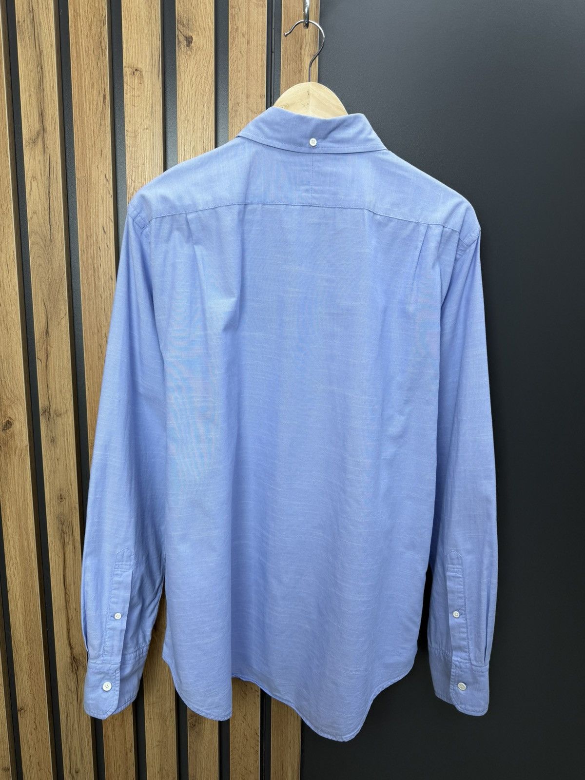 Boggi Boggi Milano Light Blue Cotton Shirt Button Down Size XL Size US XL / EU 56 / 4 - 8 Thumbnail