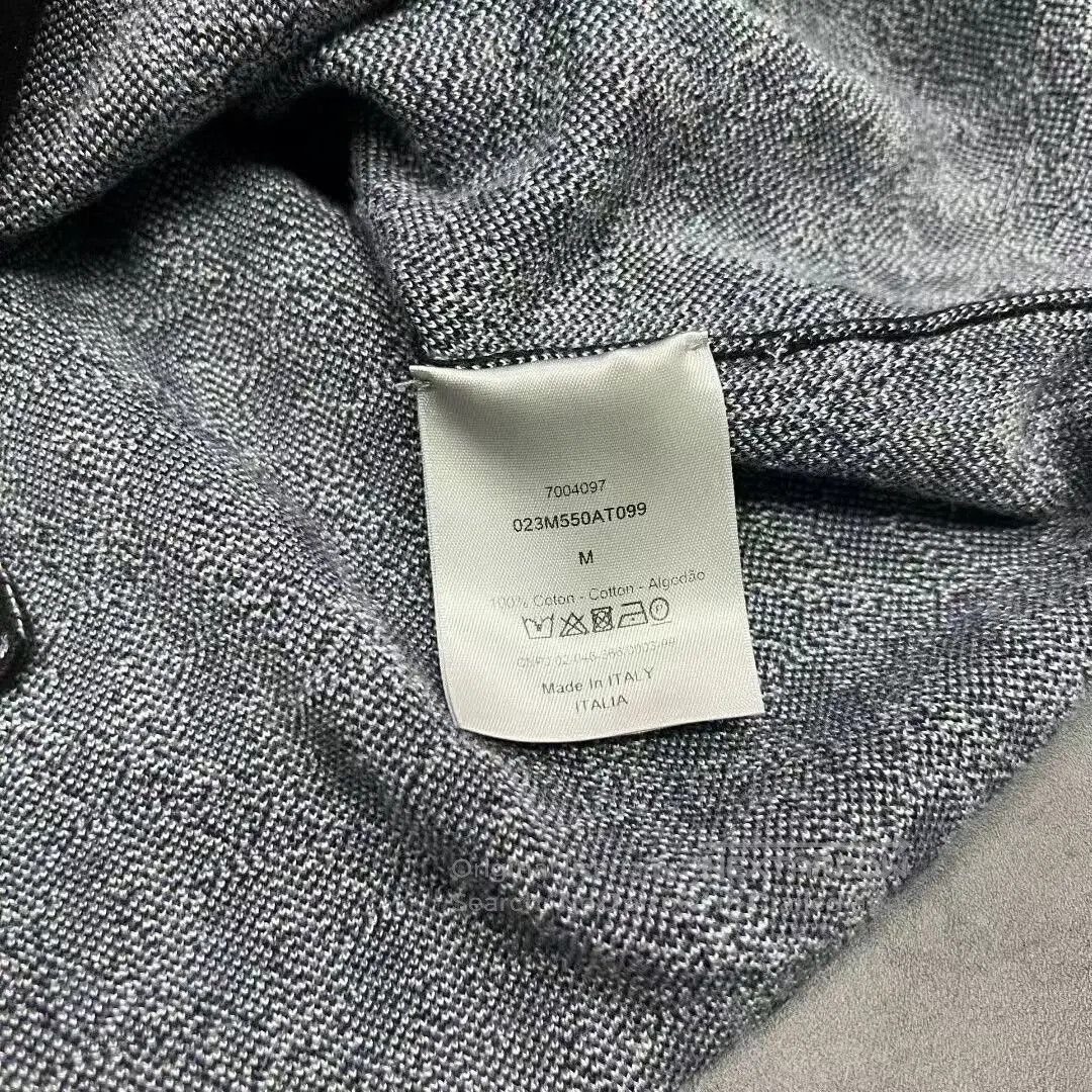 Dior dior black and white logo knit shirt. Size US M / EU 48-50 / 2 - 5 Thumbnail