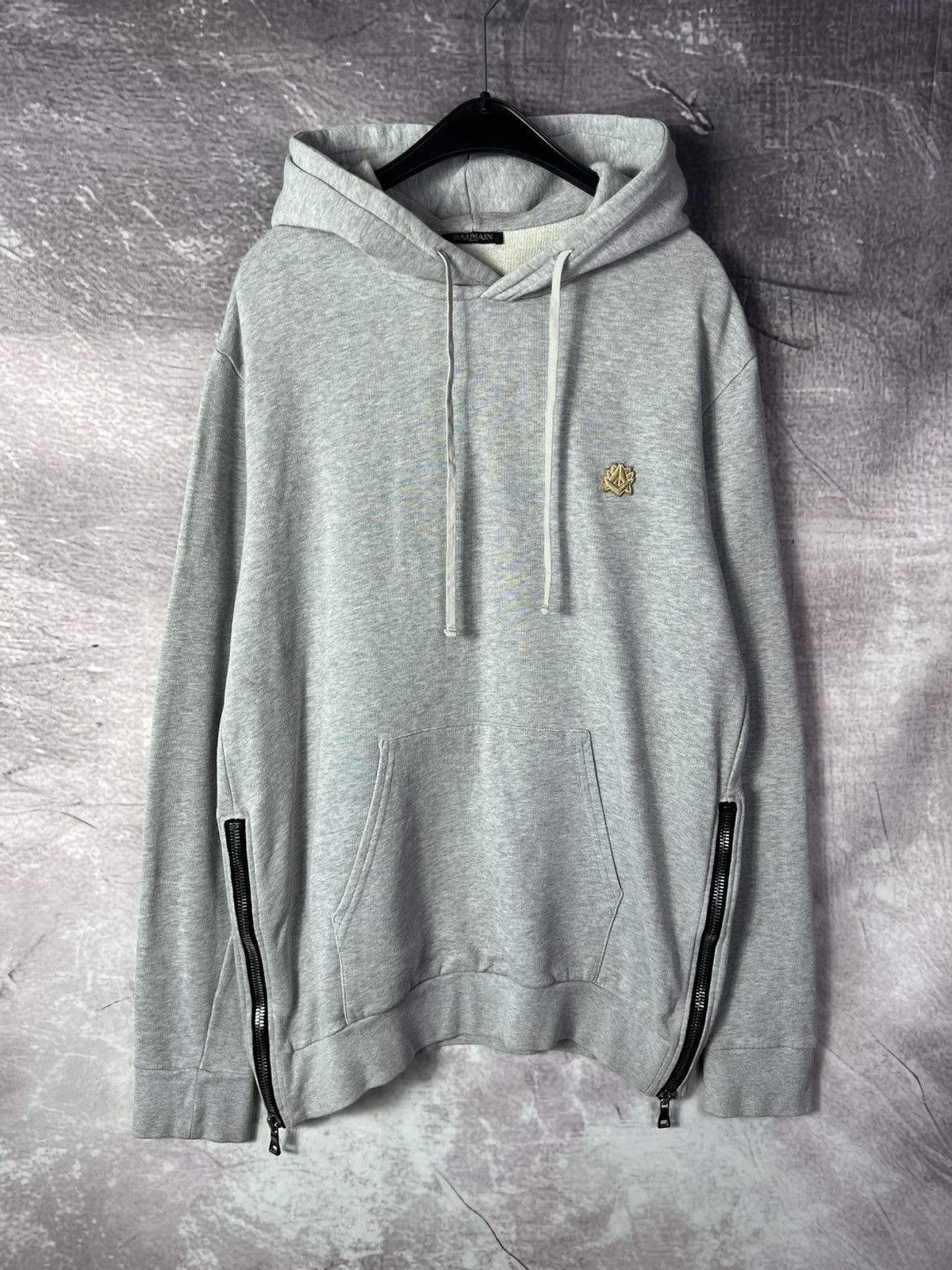 Balmain Balmain By Olivier Rousteing Double Side Zip Luxury Hoodie Size US L / EU 52-54 / 3 - 1 Thumbnail