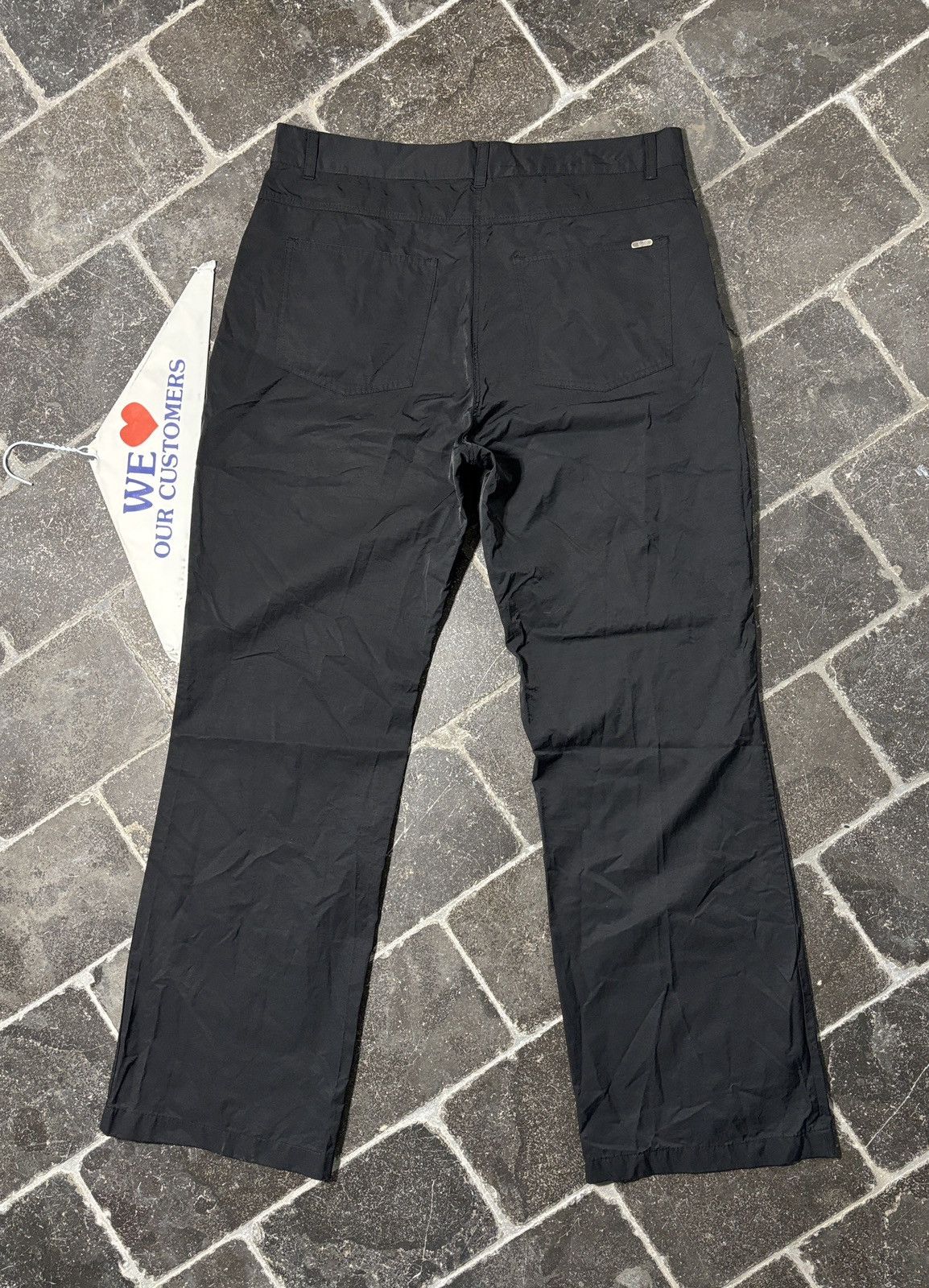 Urban Behavior Vintage Nylon Pants Y2K Urban Behavior Mens Prada Waxed 90s Size US 33 - 8 Thumbnail
