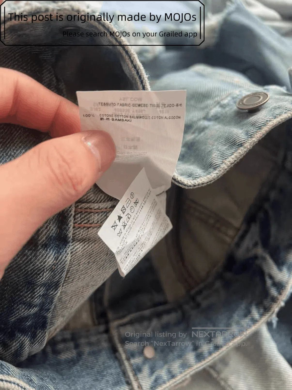 Saint Laurent Paris Sz XS Saint Laurent Paris 16SS Destory Denim Jacket mojos11 Size US XS / EU 42 / 0 - 6 Thumbnail