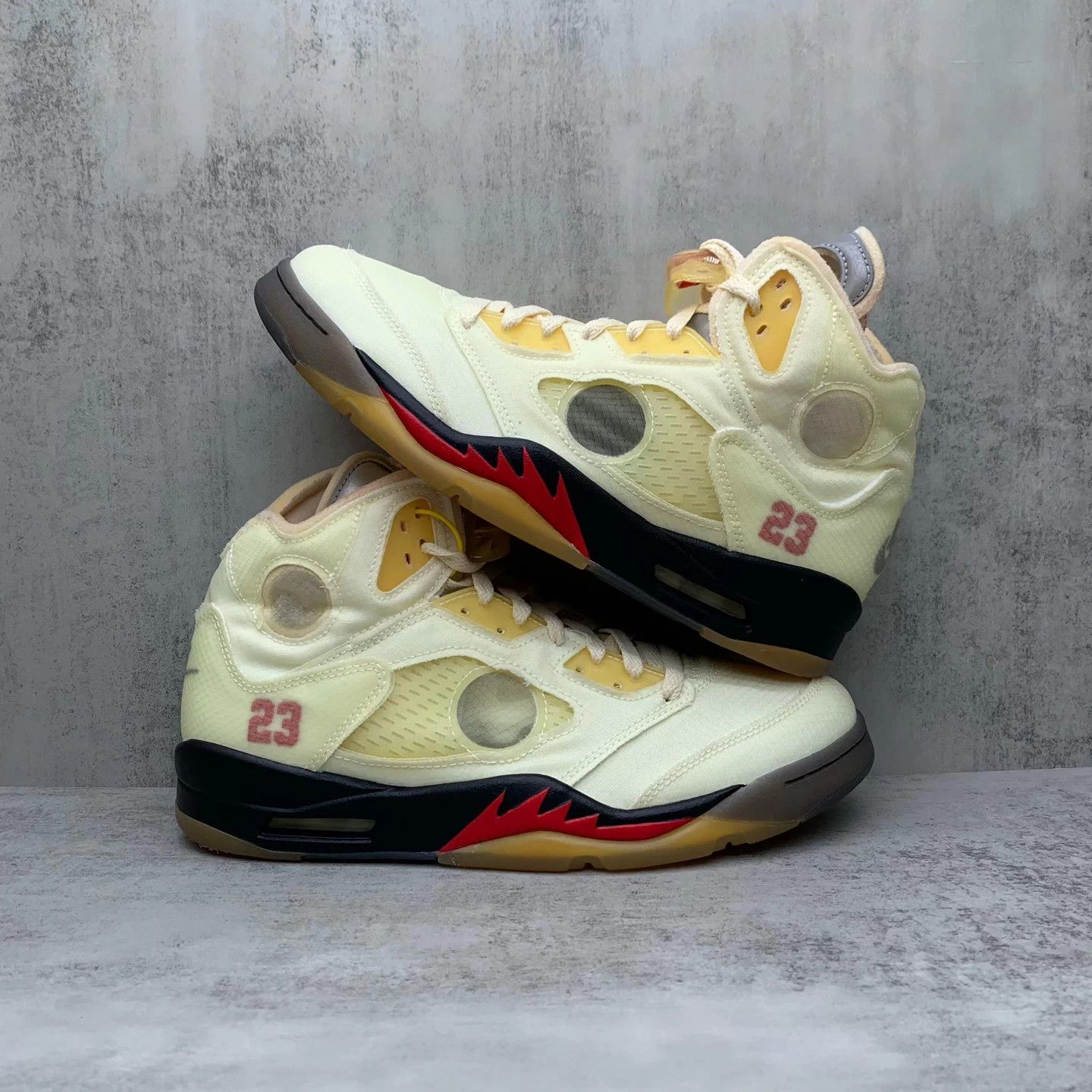 Nike OW x AJ5 White Mesh & Canvas 44 98 New Size US 11 / EU 44 - 2 Thumbnail