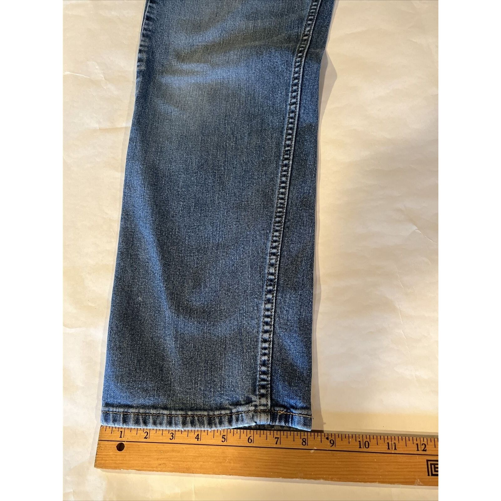 Levi's VTG Levis 505 Jeans Mens 38x32 Made In USA Straight Leg EUC Size US 38 / EU 54 - 2 Thumbnail