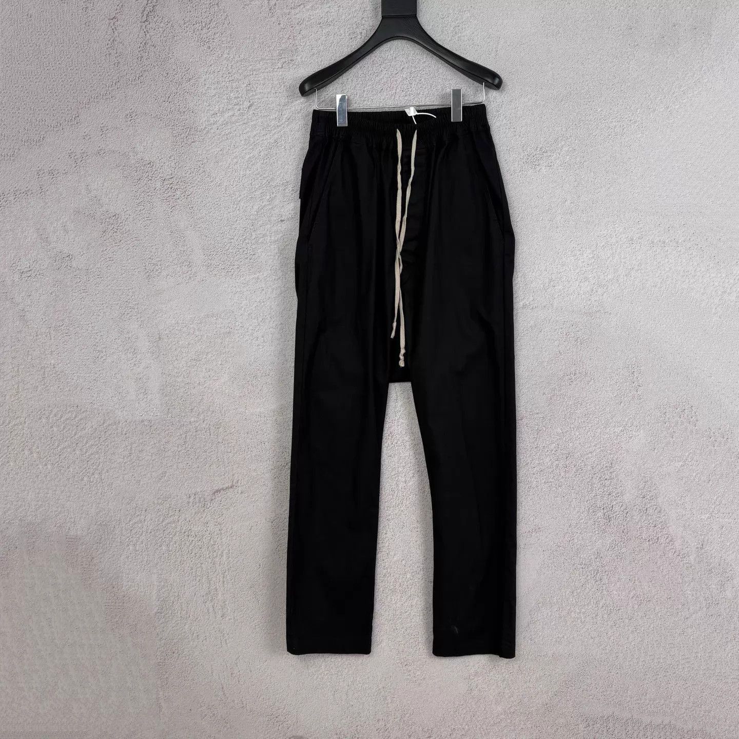 Rick Owens Black Casual Drawstring Pants Size 30 Size US 30 / EU 46 - 1 Thumbnail