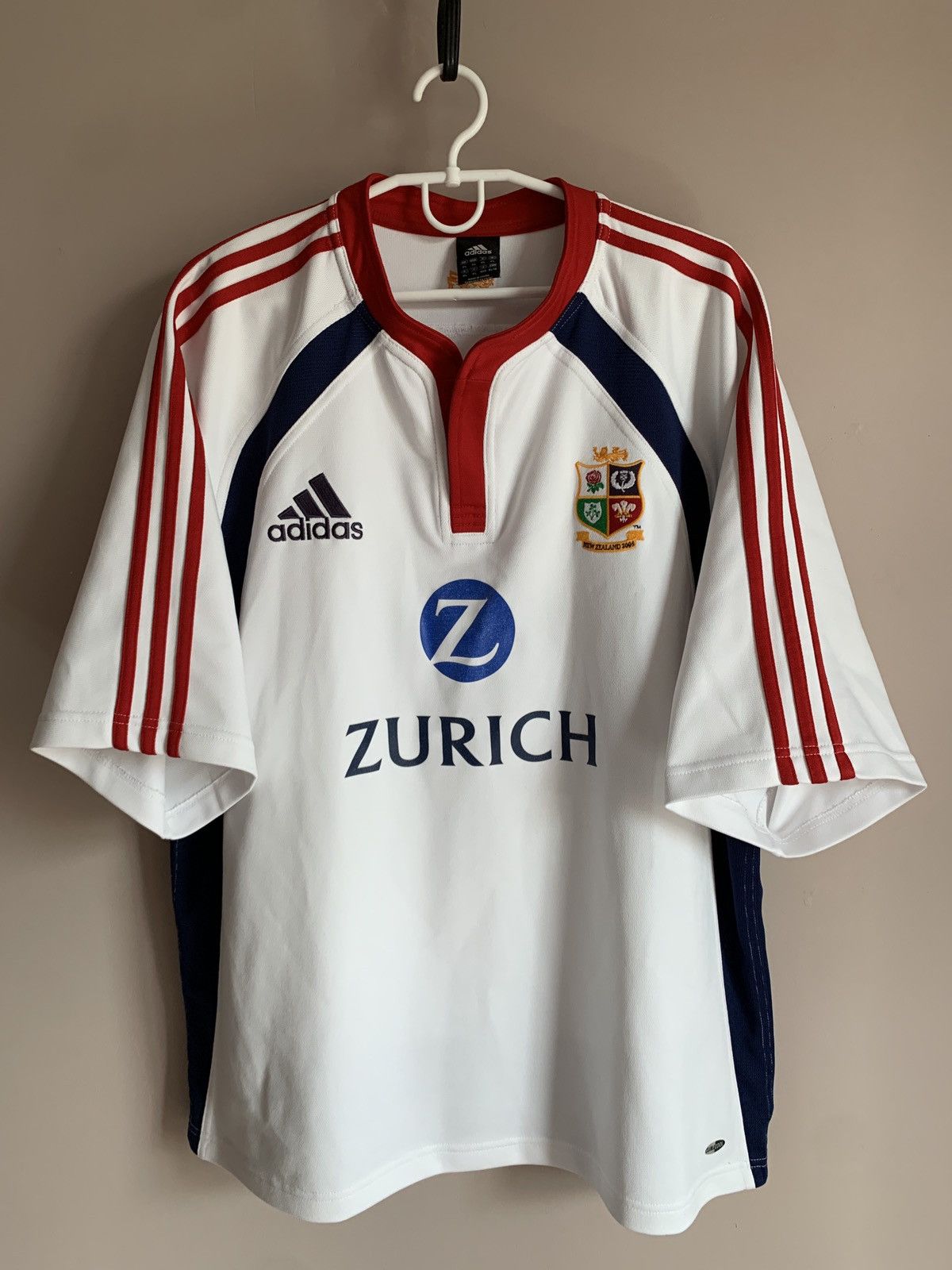 Vintage British and Irish Lions 2005 Rugby Union Shirt Adidas XL Size US XL / EU 56 / 4 - 1 Thumbnail