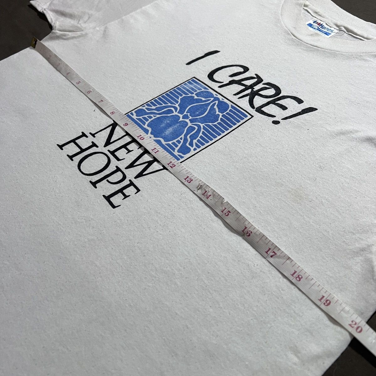 Vintage Vintage 90s I care new hope Christ Jesus God Holy Bible Tee Size US L / EU 52-54 / 3 - 5 Thumbnail