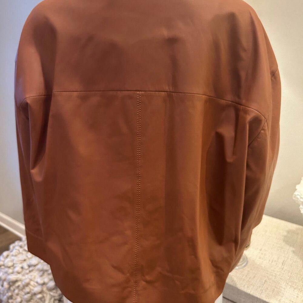 Coach Coach Lightweight Leather Jacket Size L / US 10 / IT 46 - 8 Thumbnail