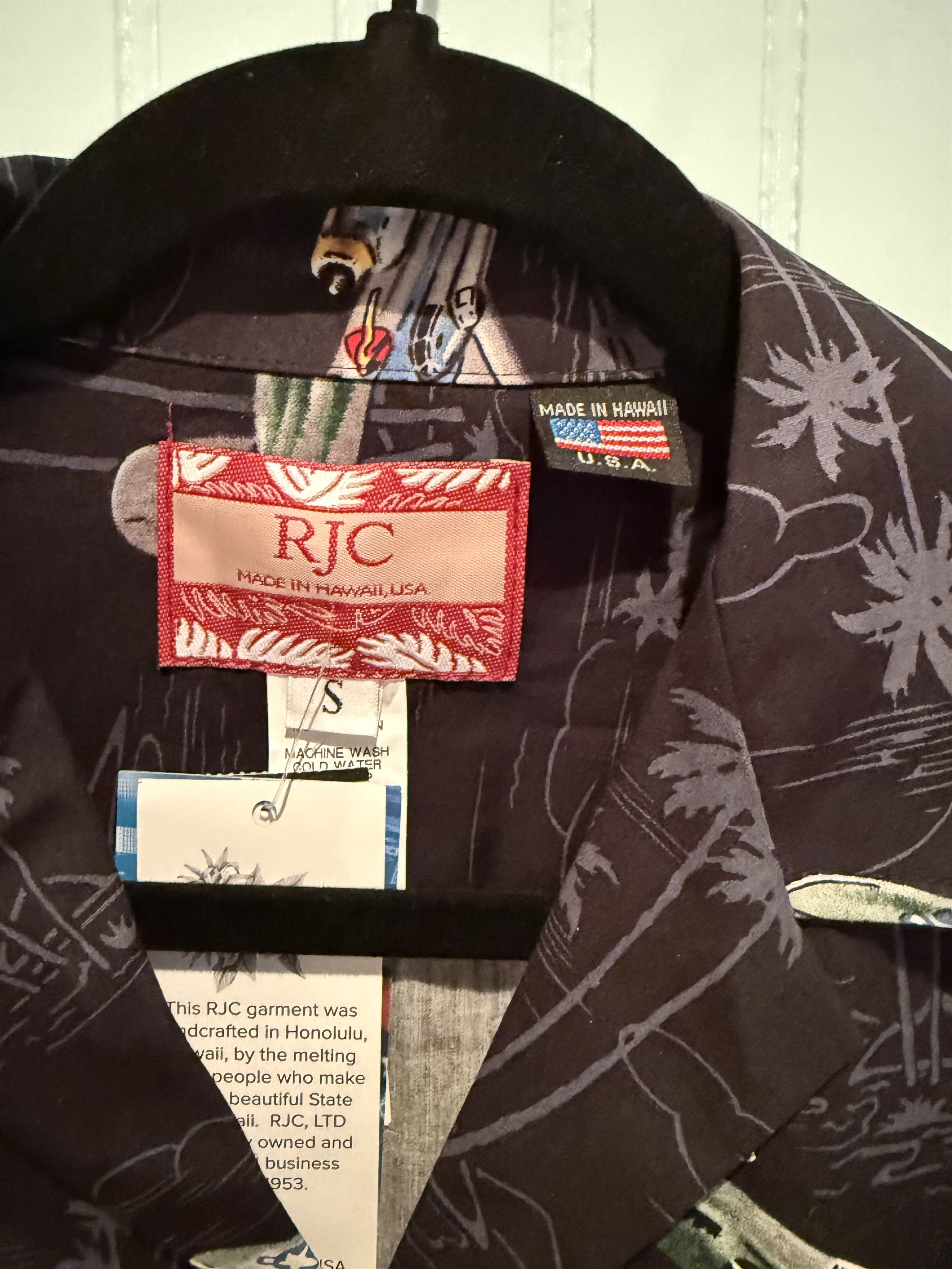 Other RJC NWT WWII Aircraft Aloha Shirt — Made USA — Small-Med Size US S / EU 44-46 / 1 - 8 Thumbnail