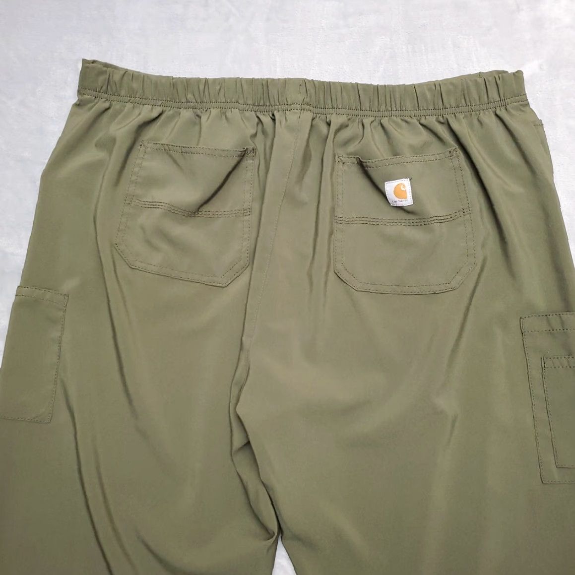 Carhartt Carhartt Scrub Bottom Mens 2XL Green Force Stretch Cargo Elastic Waist C52110 Size US 39 - 6 Thumbnail