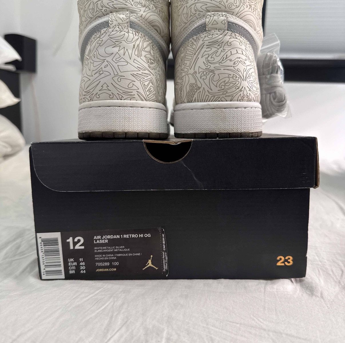 Jordan Brand Laser Air Jordan 1’s 2014 Size US 12 / EU 45 - 8 Thumbnail