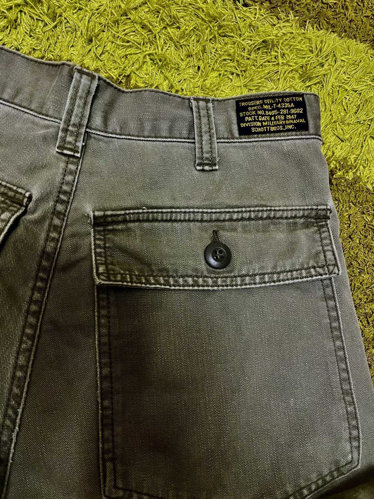 Schott Vintage Schott Utility spec Milt-4335A Trousers Pant Size US 29 - 5 Thumbnail
