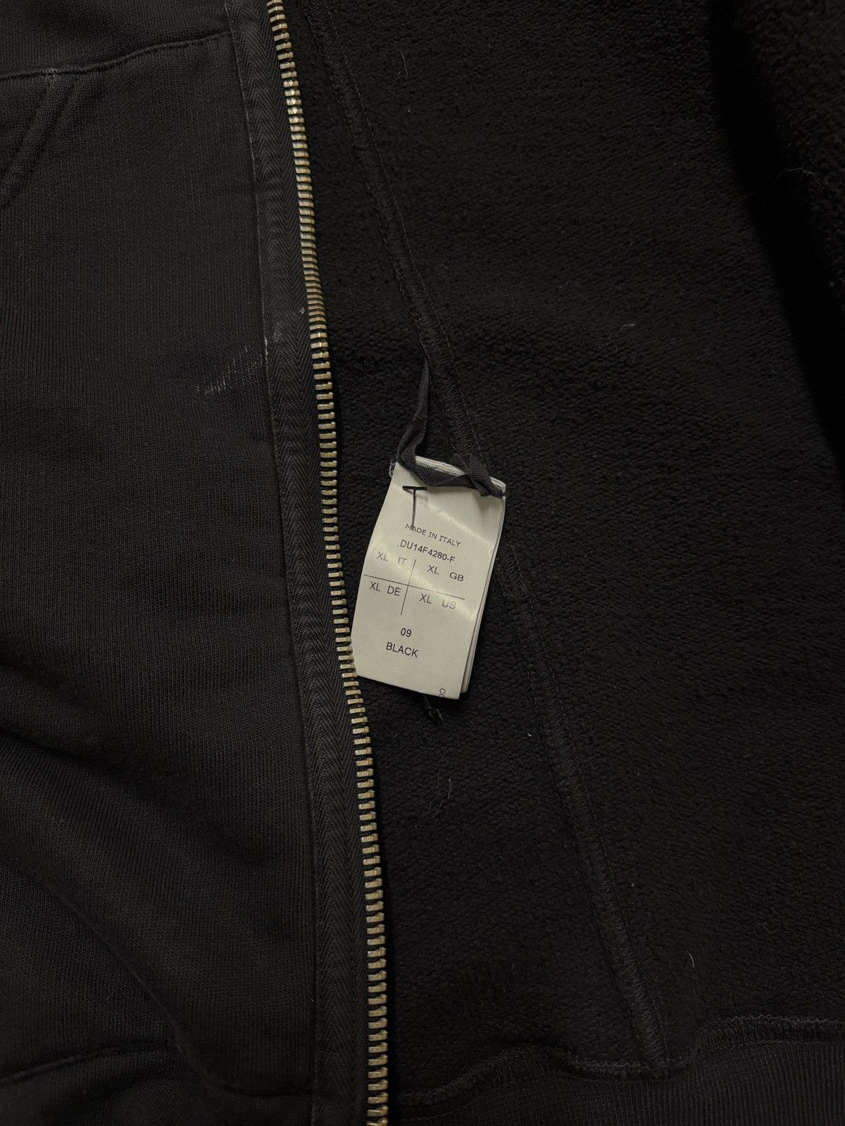 Rick Owens Rick Owens FW14 ‘Moody’ Gimp Full Zip Hoodie Size US XL / EU 56 / 4 - 5 Thumbnail