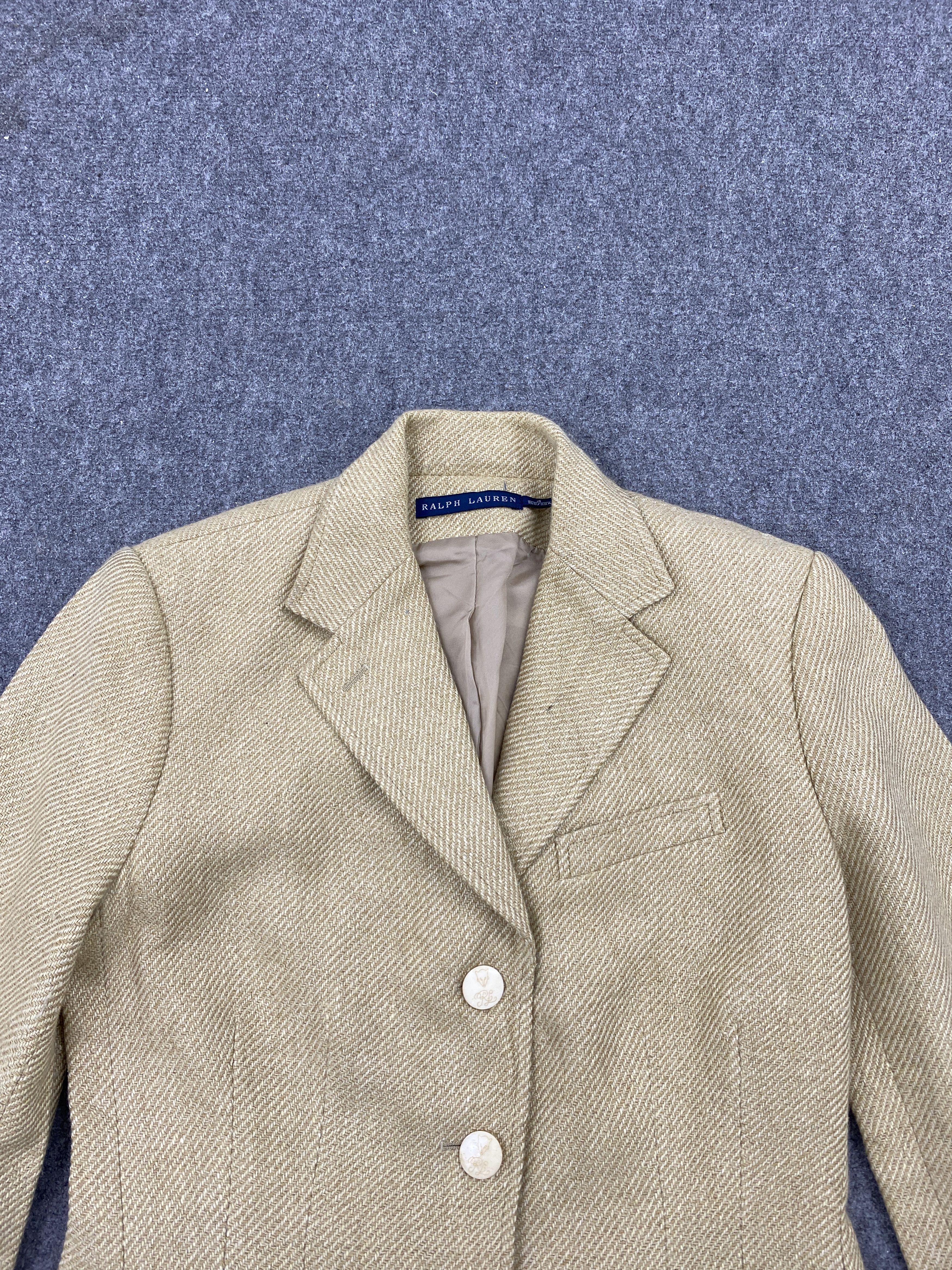 Designer Vintage Ralph Lauren Single Breasted Peacoat Jacket MJ0085Z Size US XS / EU 42 / 0 - 2 Thumbnail
