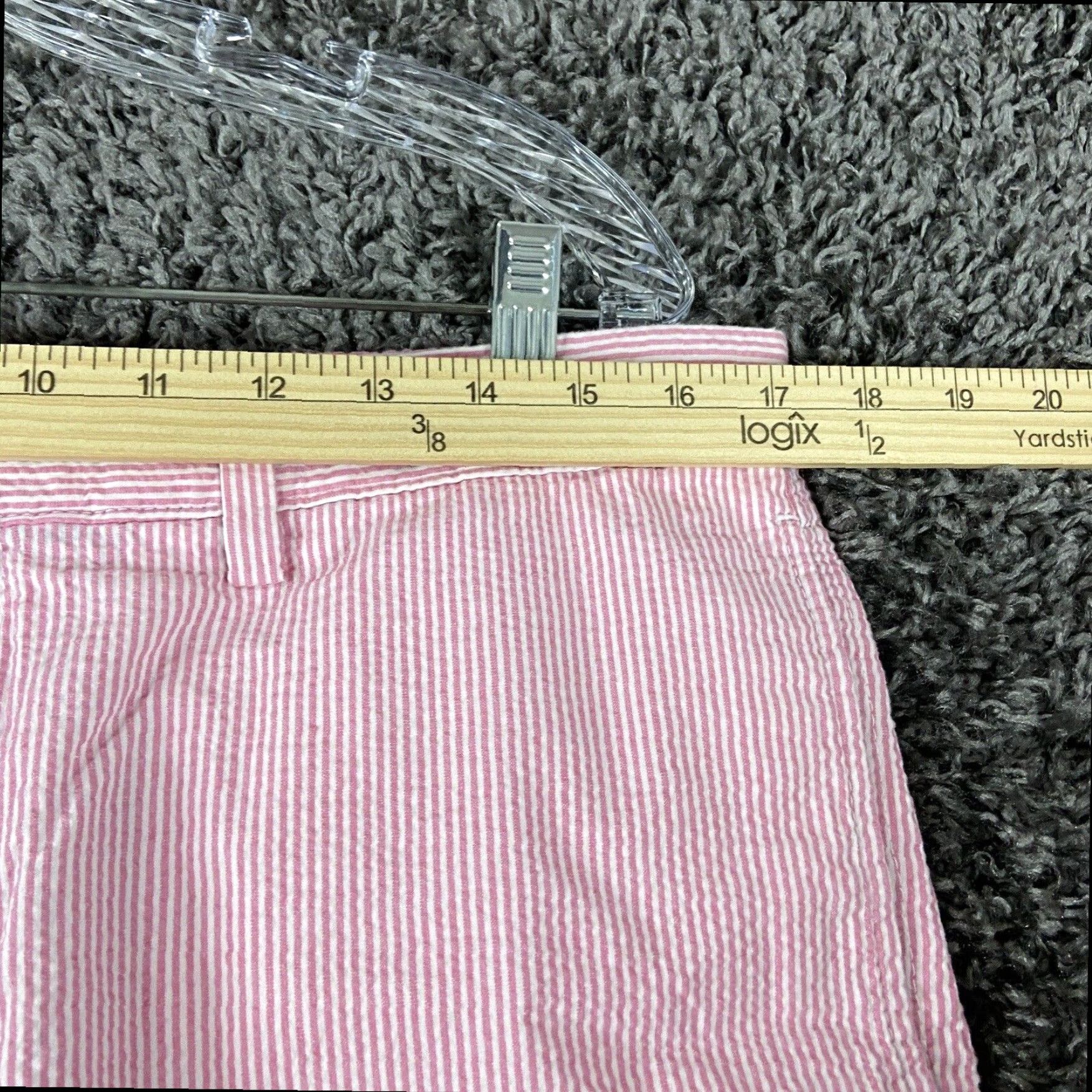 Banana Republic Banana Republic Striped Chino Shorts Pink Men's 34 Size US 34 / EU 50 - 6 Thumbnail