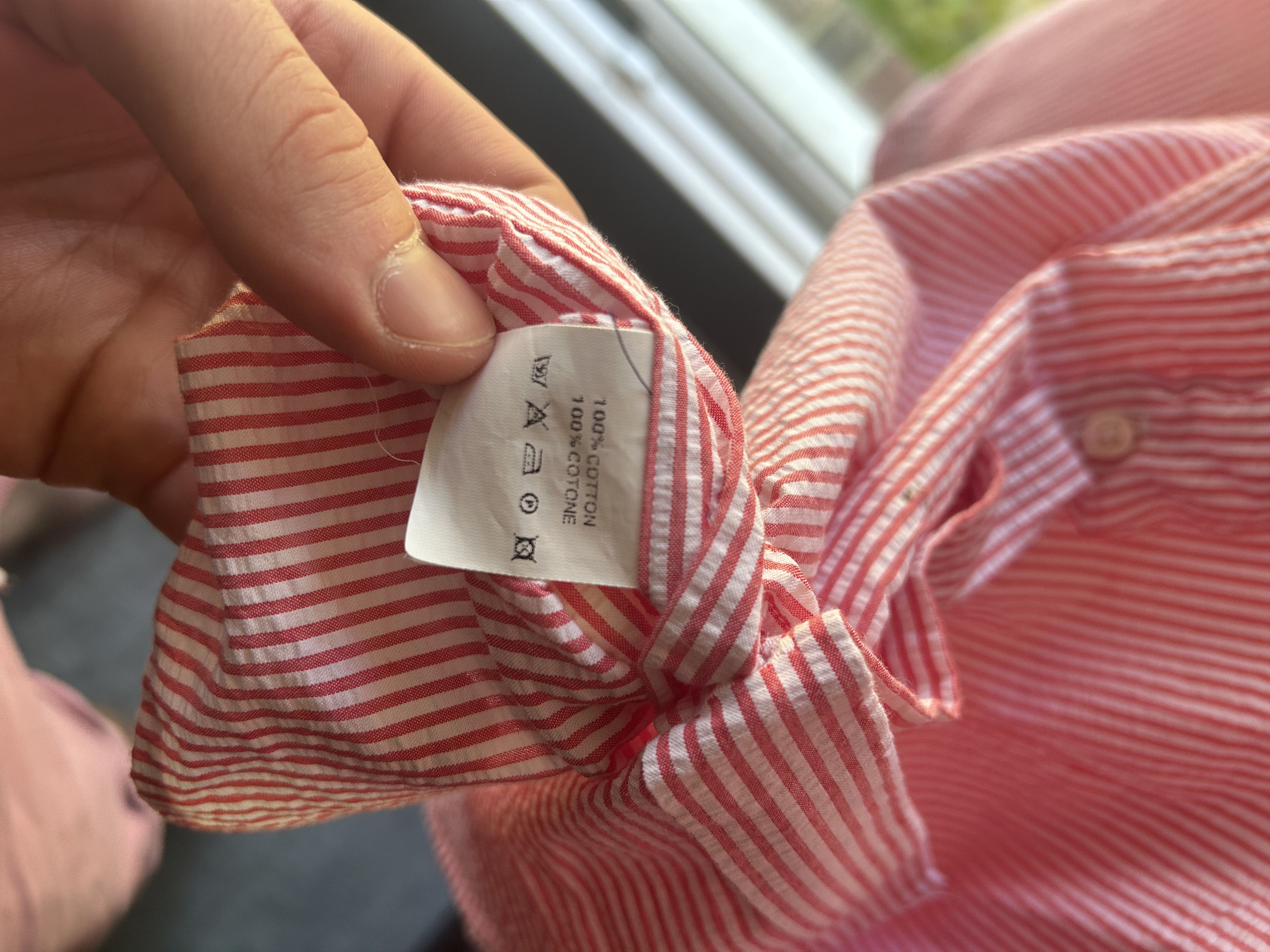 Other Fly 3 Seersucker Button Down Size US L / EU 52-54 / 3 - 4 Thumbnail