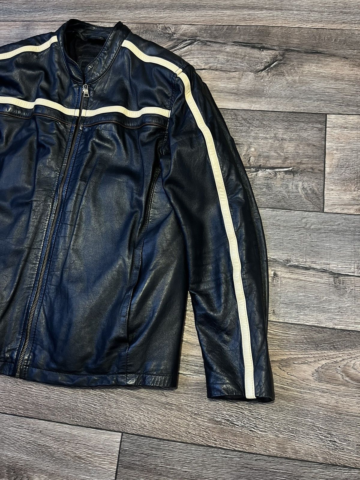 Genuine Leather × Leather Aviatrix Black Leather Bomber Jacket Size S Size US S / EU 44-46 / 1 - 2 Thumbnail