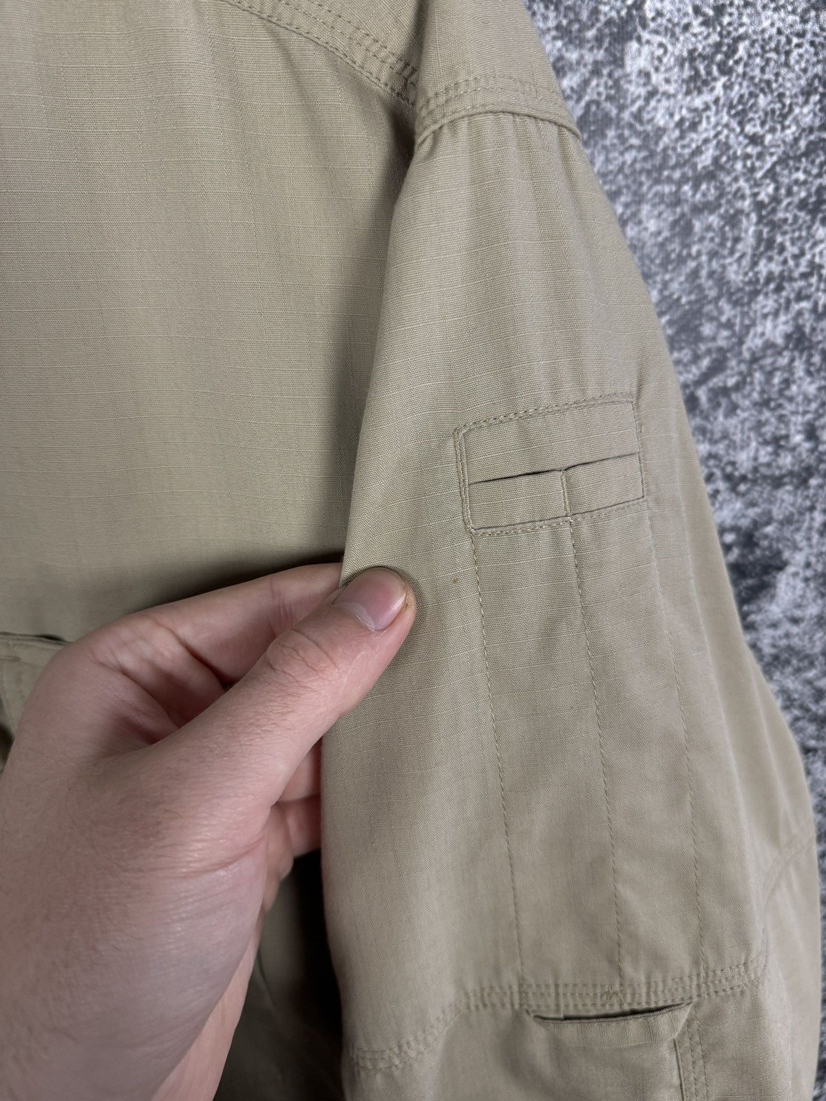 5.11 Mens 5.11 Tactical Series Long Sleeve Shirt Army Button Up Size US L / EU 52-54 / 3 - 15 Thumbnail