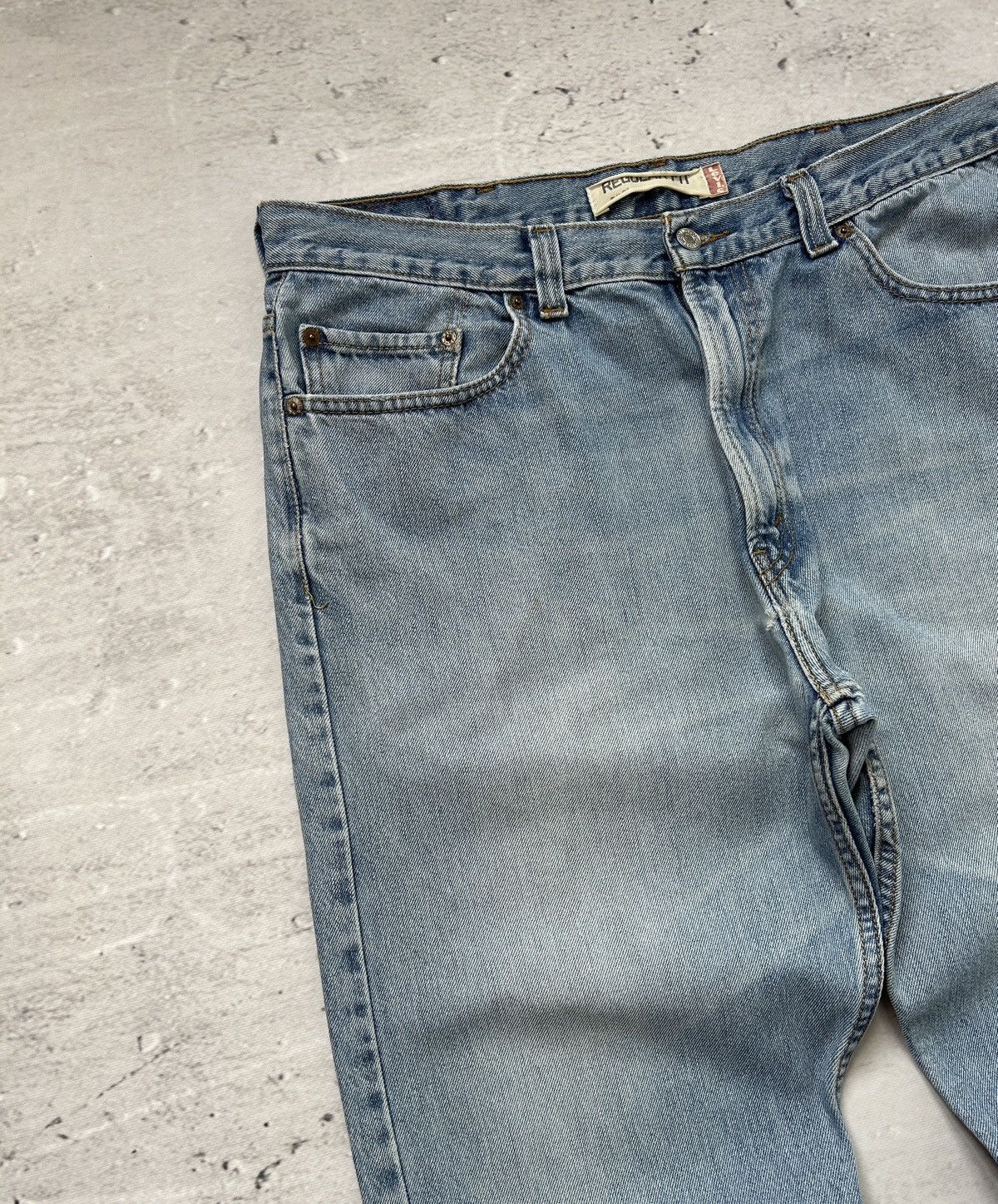 Levi's × Levi's Vintage Clothing × Vintage 🔥VINTAGE BAGGY LEVIS 505 DISTRESSED REGULAR FIT DENIM JEANS🔥 Size US 38 / EU 54 - 6 Thumbnail