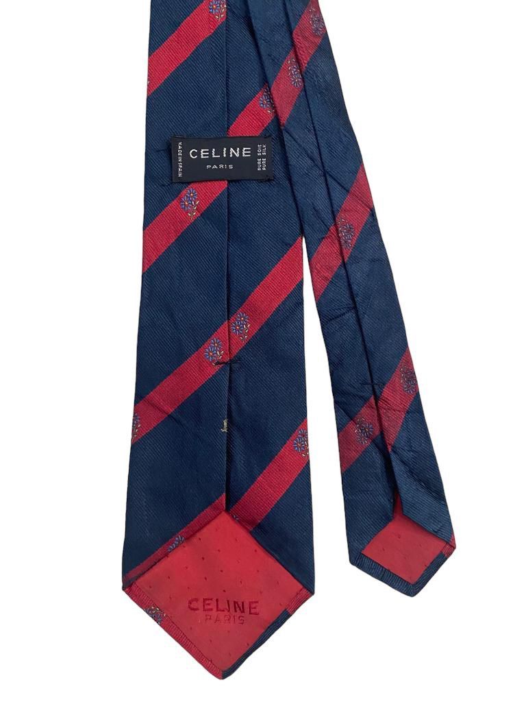 Celine ‼️VINTAGE CELINE Paris Necktie silk tie Size ONE SIZE - 2 Thumbnail