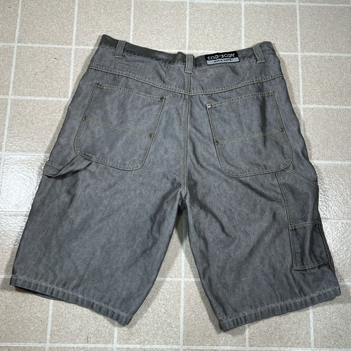 Southpole Y2k GodBody Jean Carpenter Shorts Denim Jorts Baggy Skater Size US 40 / EU 56 - 1 Thumbnail