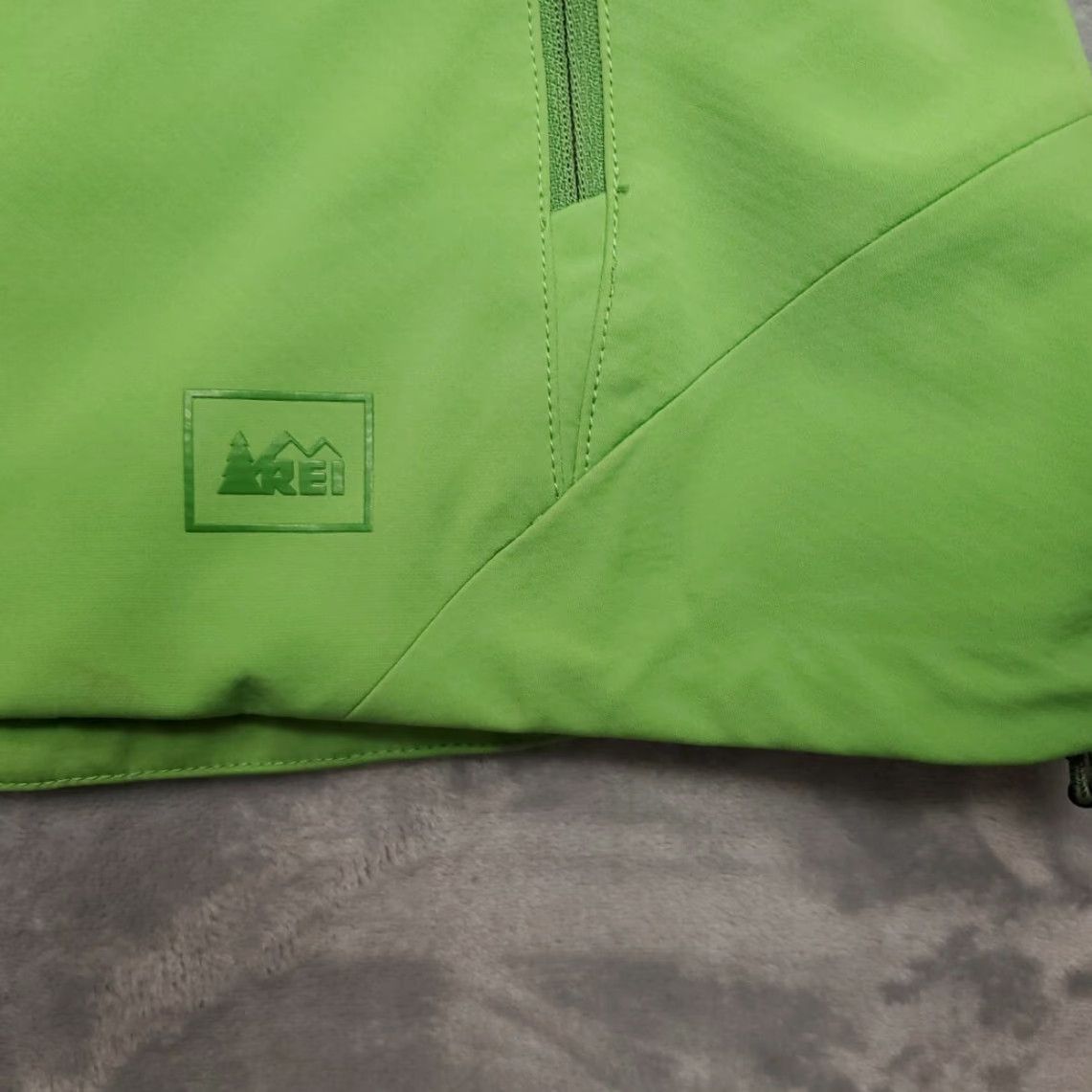 Vintage VINTAGE REI Coop Jacket Women XL Green Soft Shell Performance Stretch Wind-Resistant FAQ Gorp Size XL / US 12-14 / IT 48-50 - 3 Thumbnail