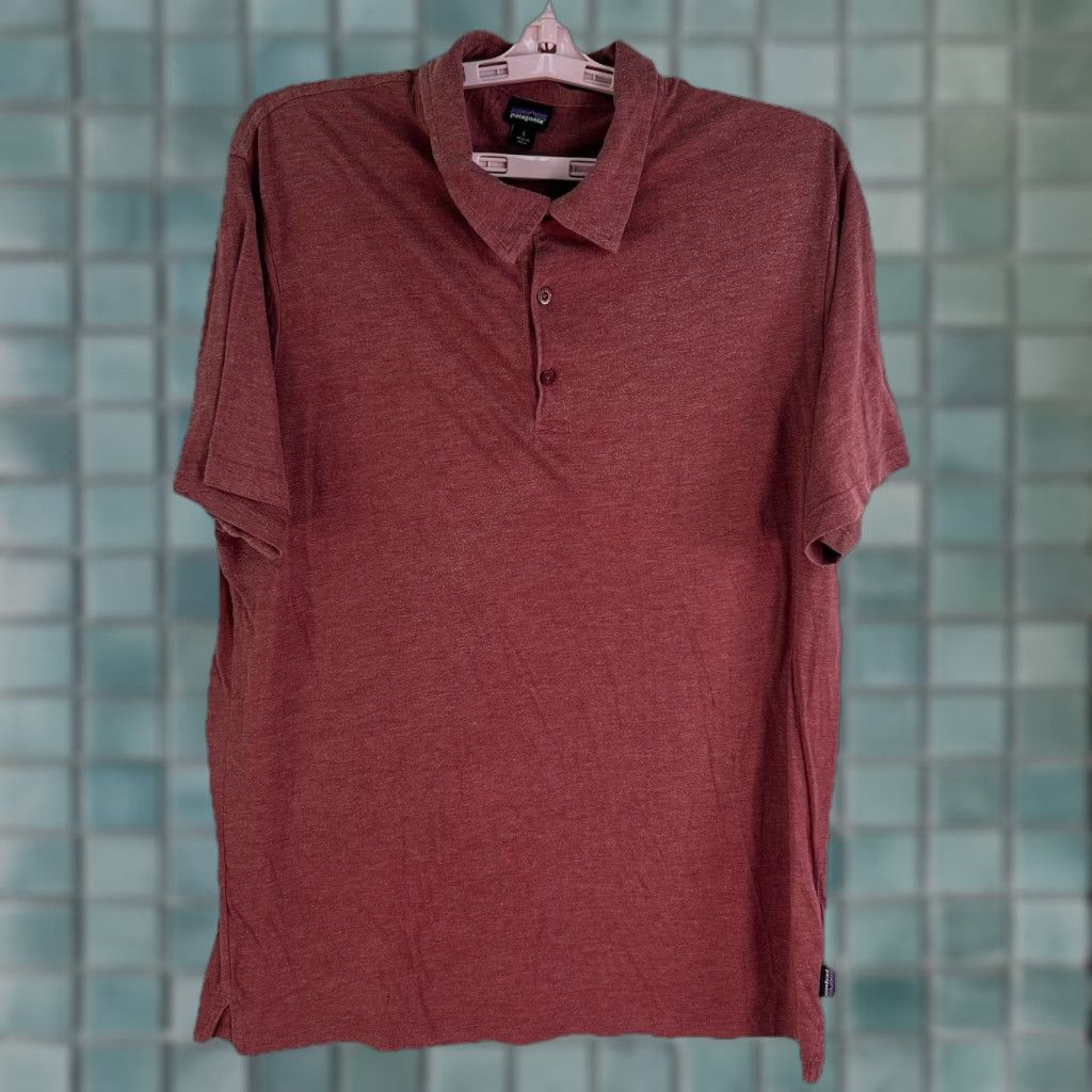 Patagonia Patagonia Polo Shirt Men’s Size L Brick Red Short Sleeve Shirt Mens Polo Brick Red Pattern Solid 90s Outdoor Classic Adapted Size US L / EU 52-54 / 3 - 1 Thumbnail