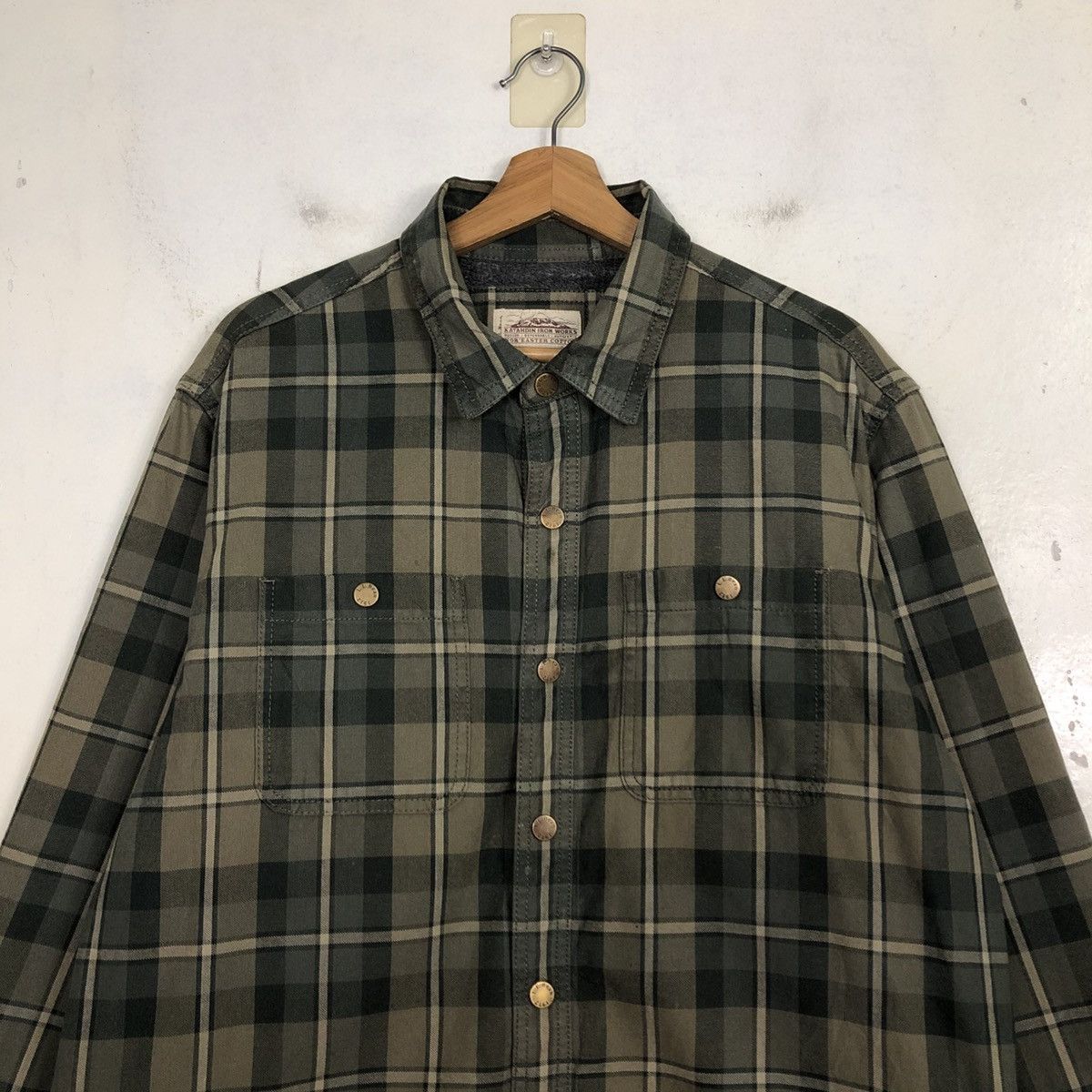 Japanese Brand Vintage Chore Jacket Plaid Blanket Katahdin Iron Work Tartan Size US M / EU 48-50 / 2 - 5 Thumbnail