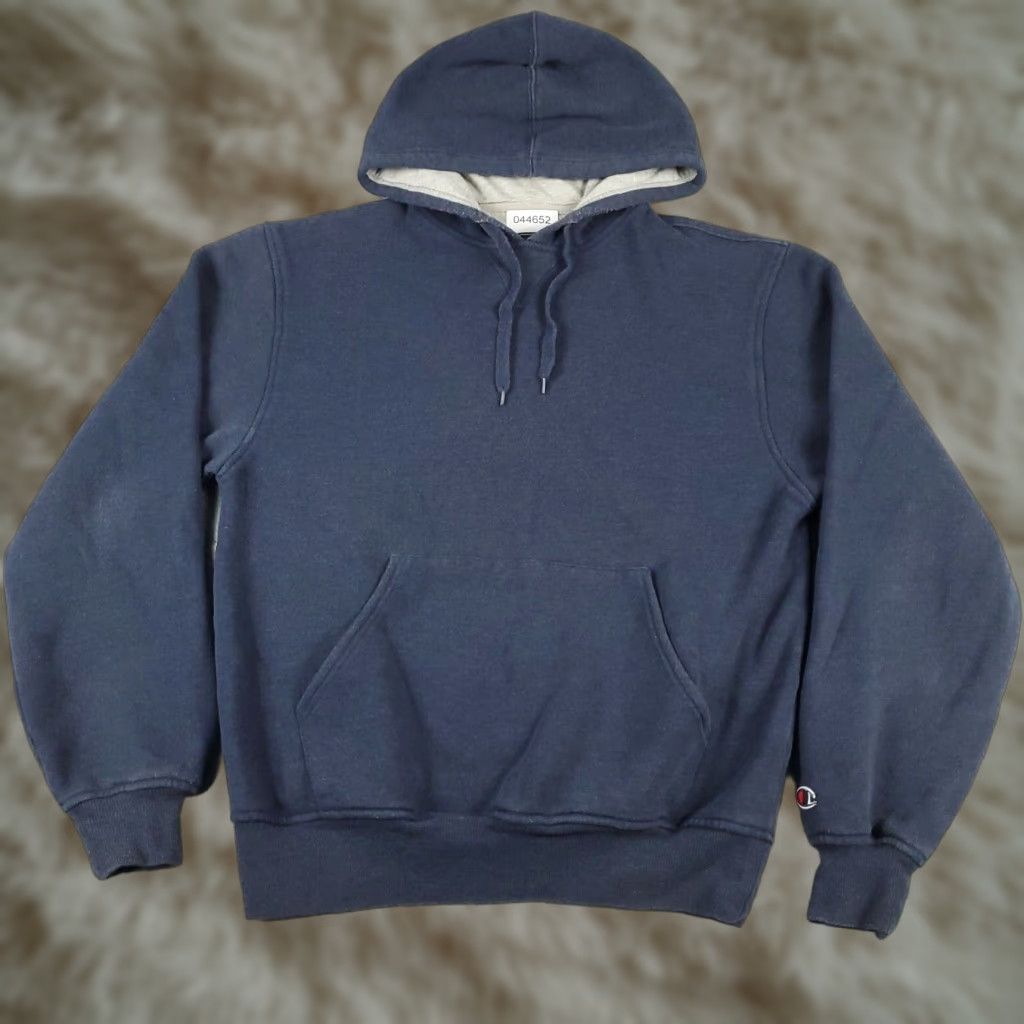 Champion Champion Hoodie Mens Medium Blue Pullover Sweatshirt Cotton Blend Modern Casual Size US M / EU 48-50 / 2 - 1 Thumbnail