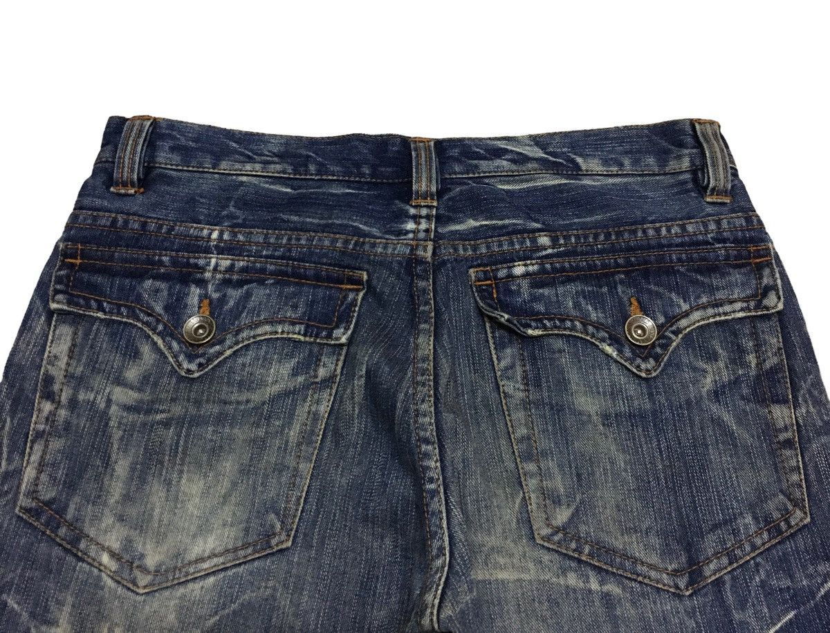 Le Grande Bleu (L.G.B.) Rare Design Vintage Japanese Brand Nvlaus Jeans 1990s Size US 32 / EU 48 - 4 Thumbnail