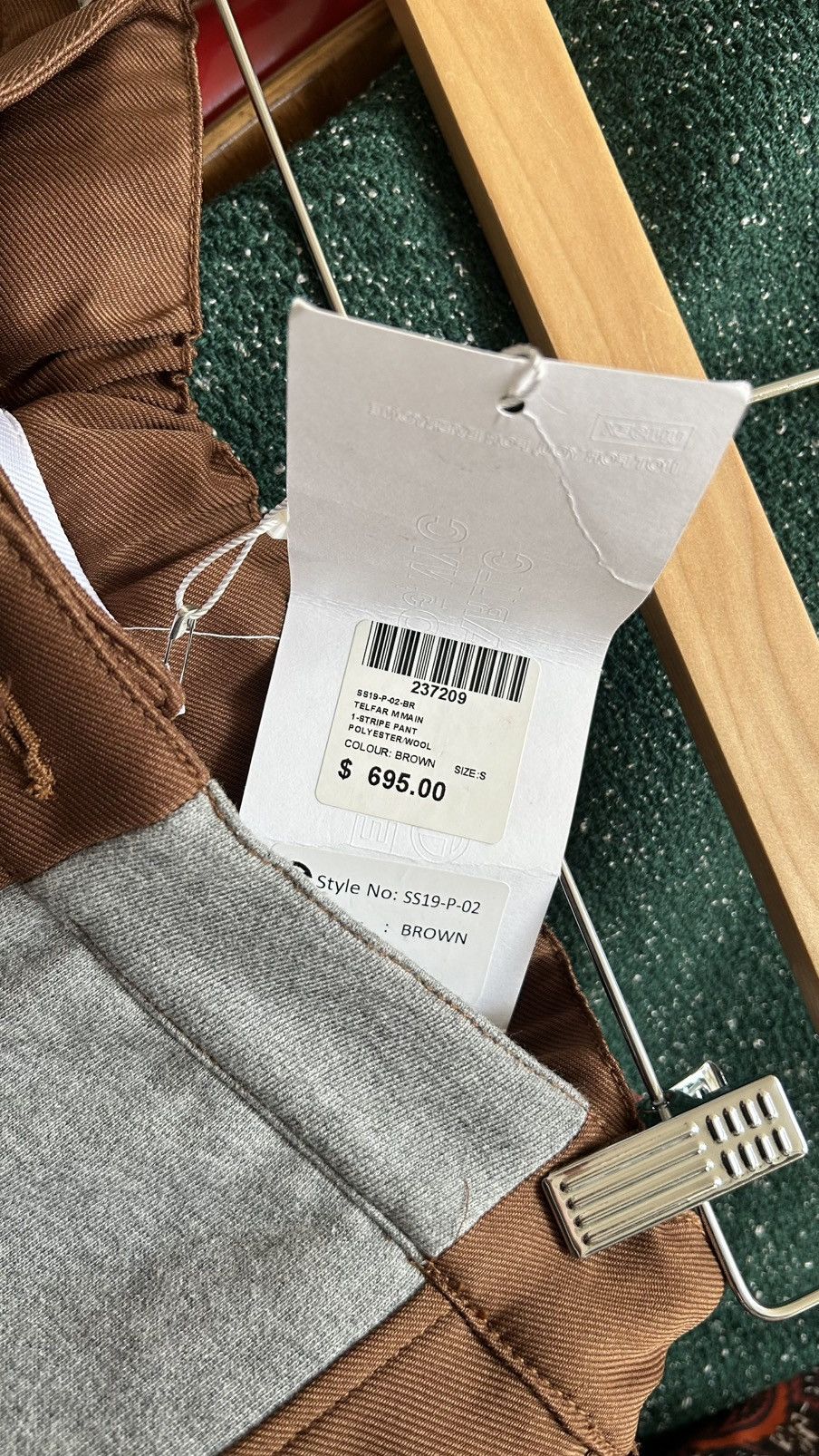 Telfar Cropped pants with sweat panel Size US 28 / EU 44 - 5 Thumbnail