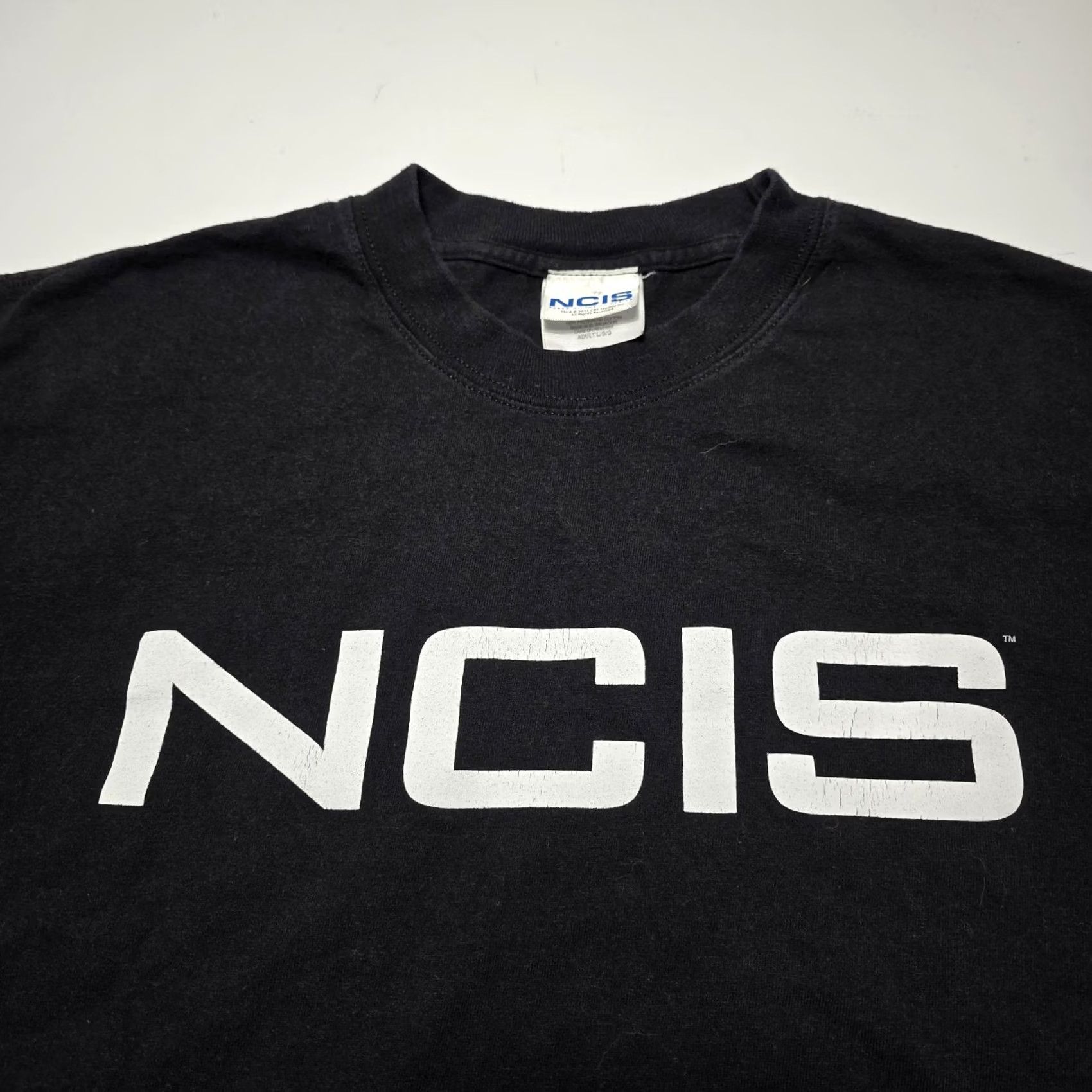 Anvil NCIS TV Show Promo Men’s Large T-Shirt Black Logo Knit Short Sleeve Crew Neck Unisex Adults Crime 2000s 2011 Anvil Cotton Size US L / EU 52-54 / 3 - 2 Thumbnail