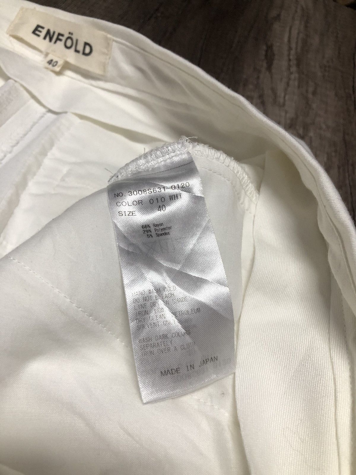 Designer × Japanese Brand ENFÖLD SMART CASUAL PANT Size 28" / US 6 / IT 42 - 18 Thumbnail