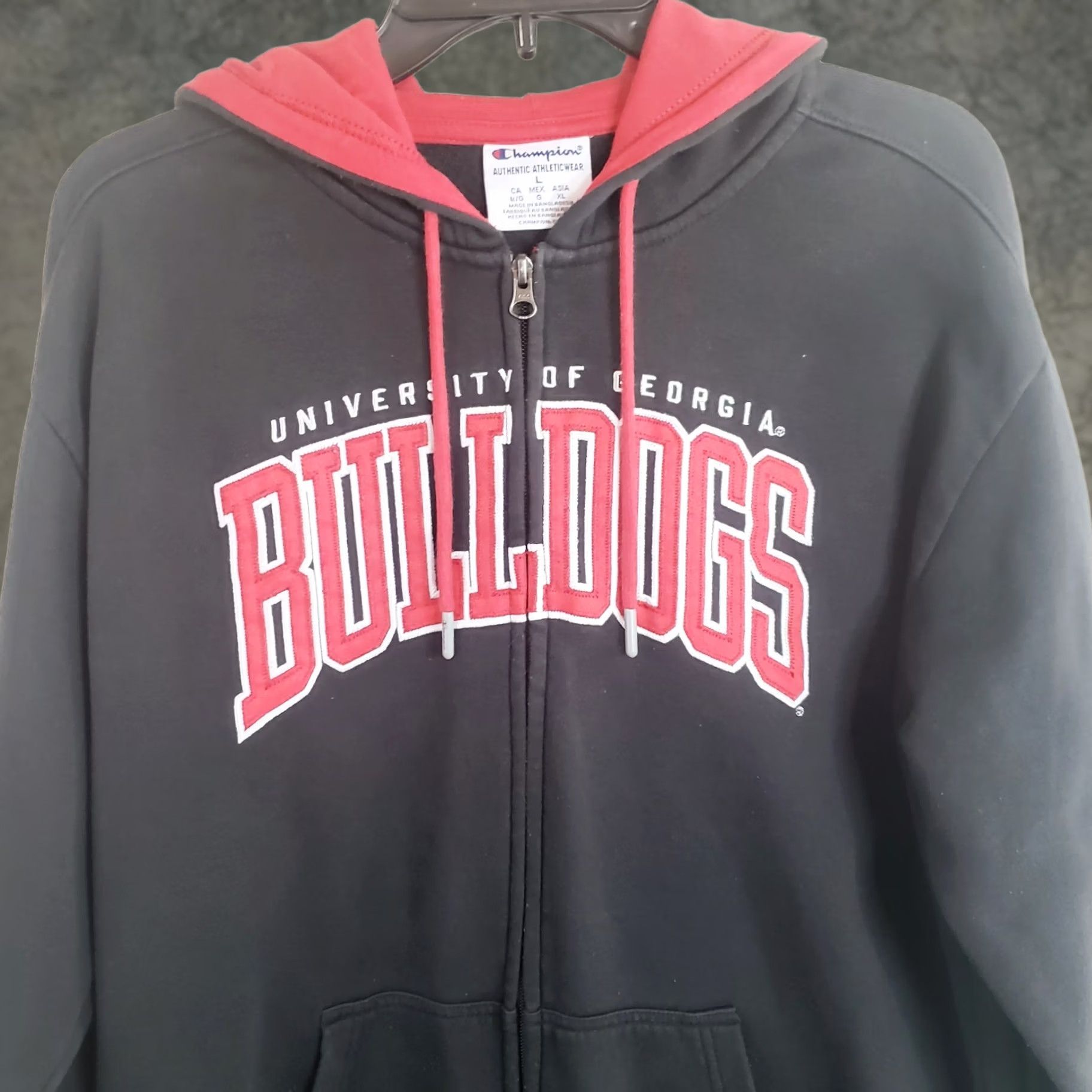 Champion Champion Georgia Bulldogs Hoodie Pullover Black Men's L College Size US L / EU 52-54 / 3 - 1 Thumbnail