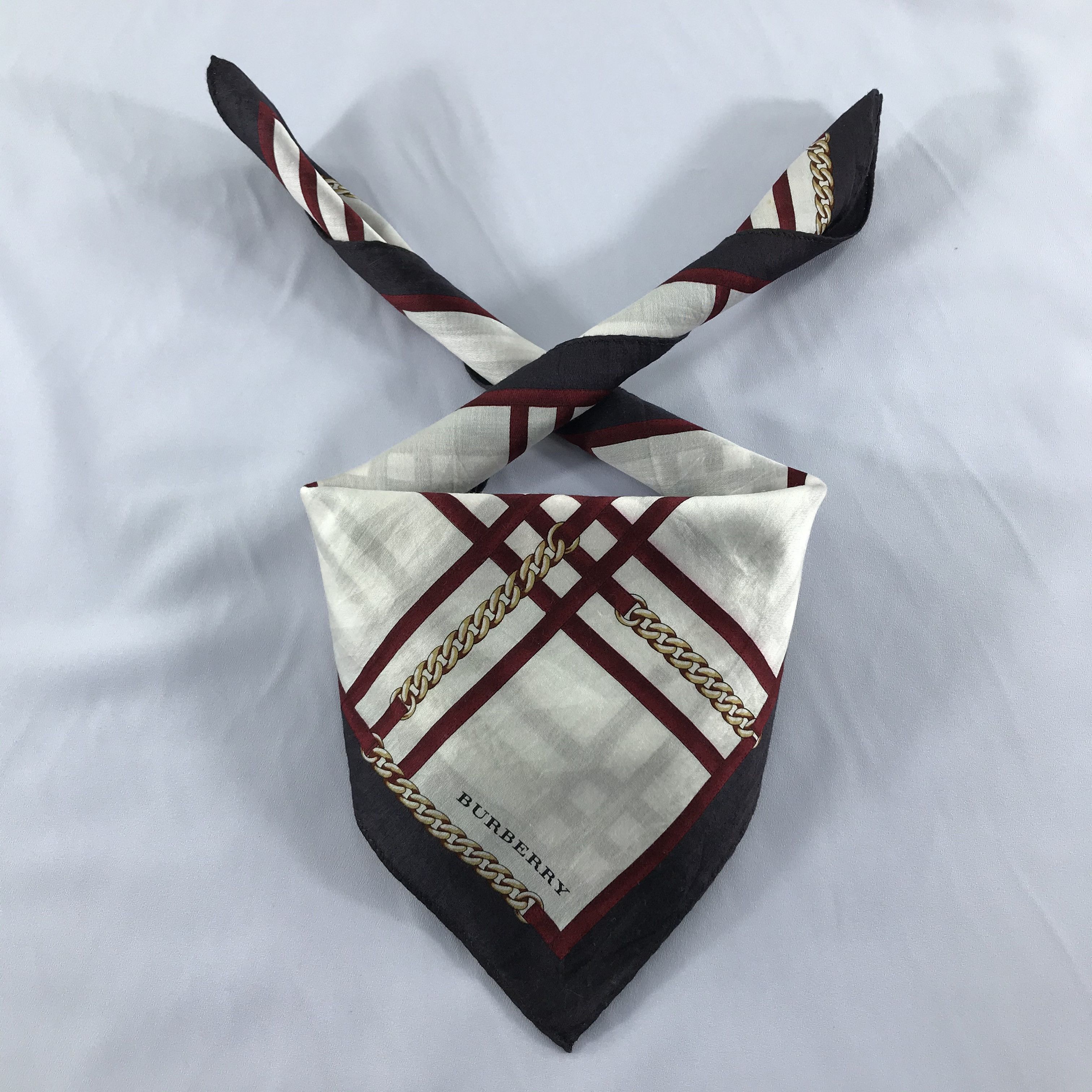 Burberry × Vintage Burberry Handkerchief / Neckerchief / Bandana Size ONE SIZE - 1 Thumbnail