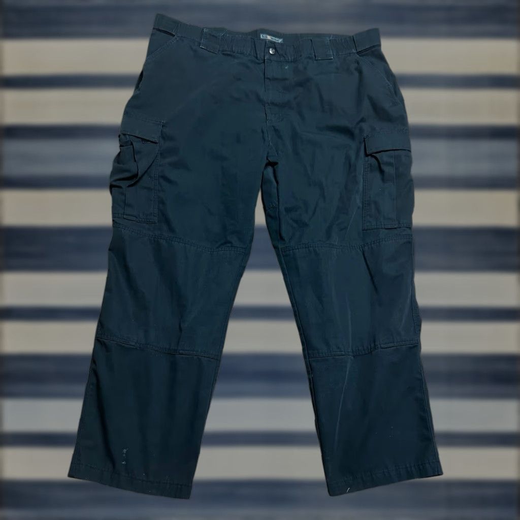 Vintage 5.11 Tactical Pants Mens 3XL Lightweight Cargo Pockets Military Black Casual Mens Regular Straight 5.11 Taclite Pro Cargo Pants Black Size US 39 - 1 Thumbnail