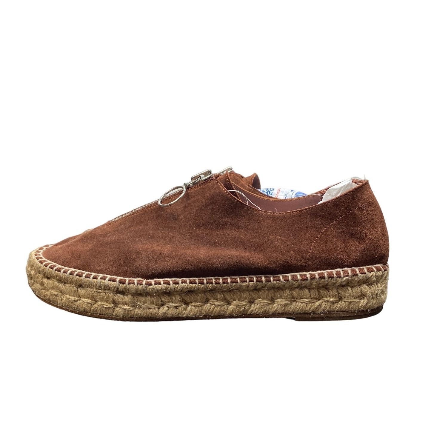 Alexander Wang Alexander Wang Devon Front Zip Suede Espadrille Women's 41 Size US 11 / IT 41 - 1 Thumbnail