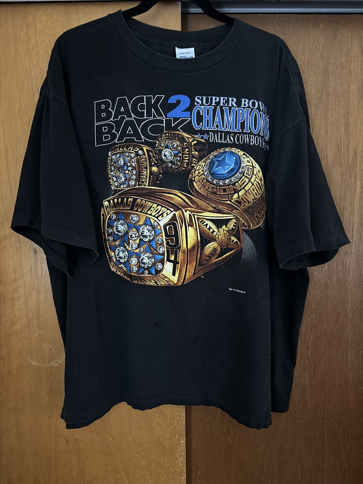 NFL × Vintage Vintage cowboys championship tee Size US XL / EU 56 / 4 - 1 Thumbnail