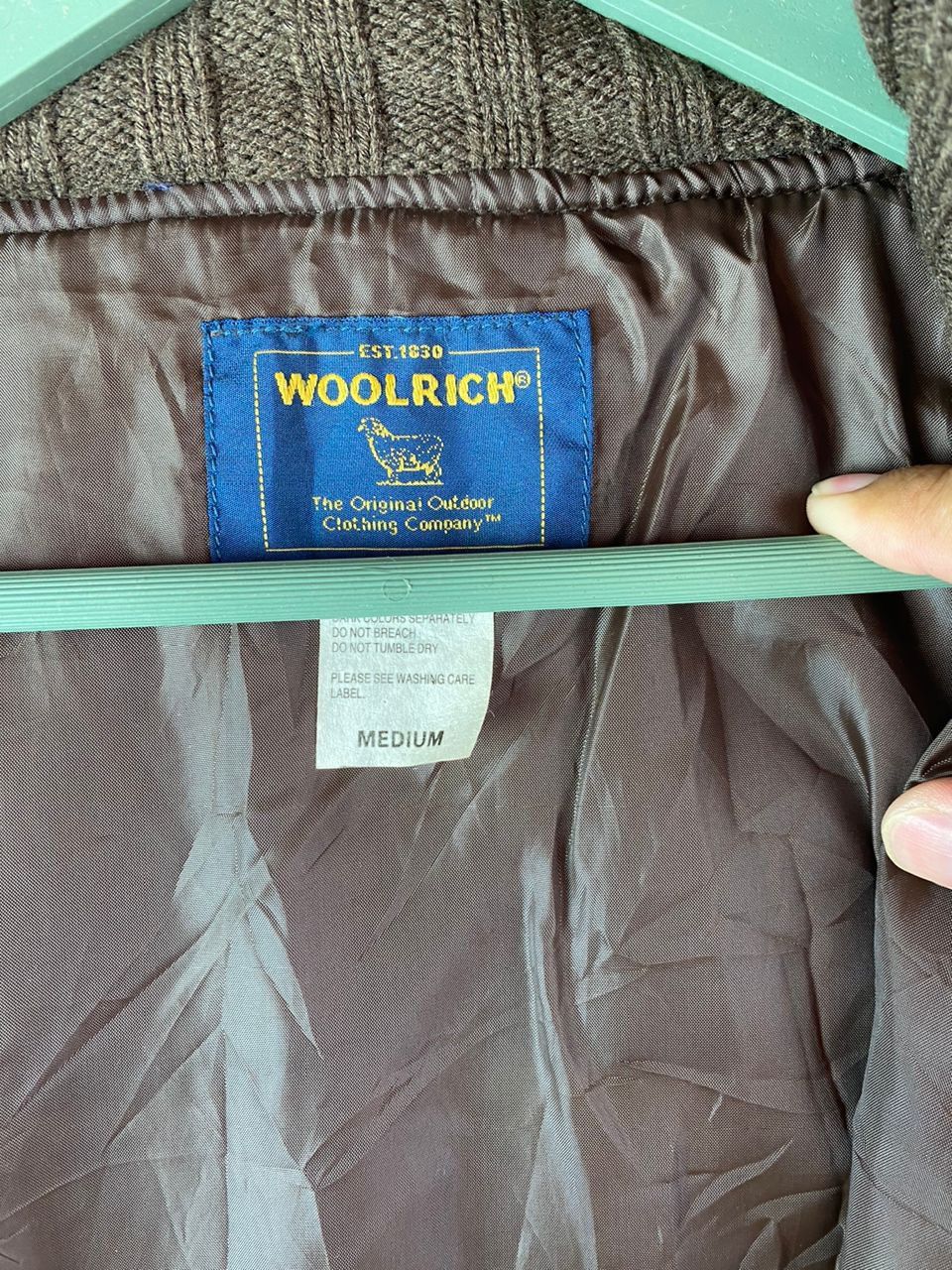 Vintage × Woolrich Woolen Mills Vtg 90s Woolrich hooded bomber jacket Size US M / EU 48-50 / 2 - 4 Thumbnail