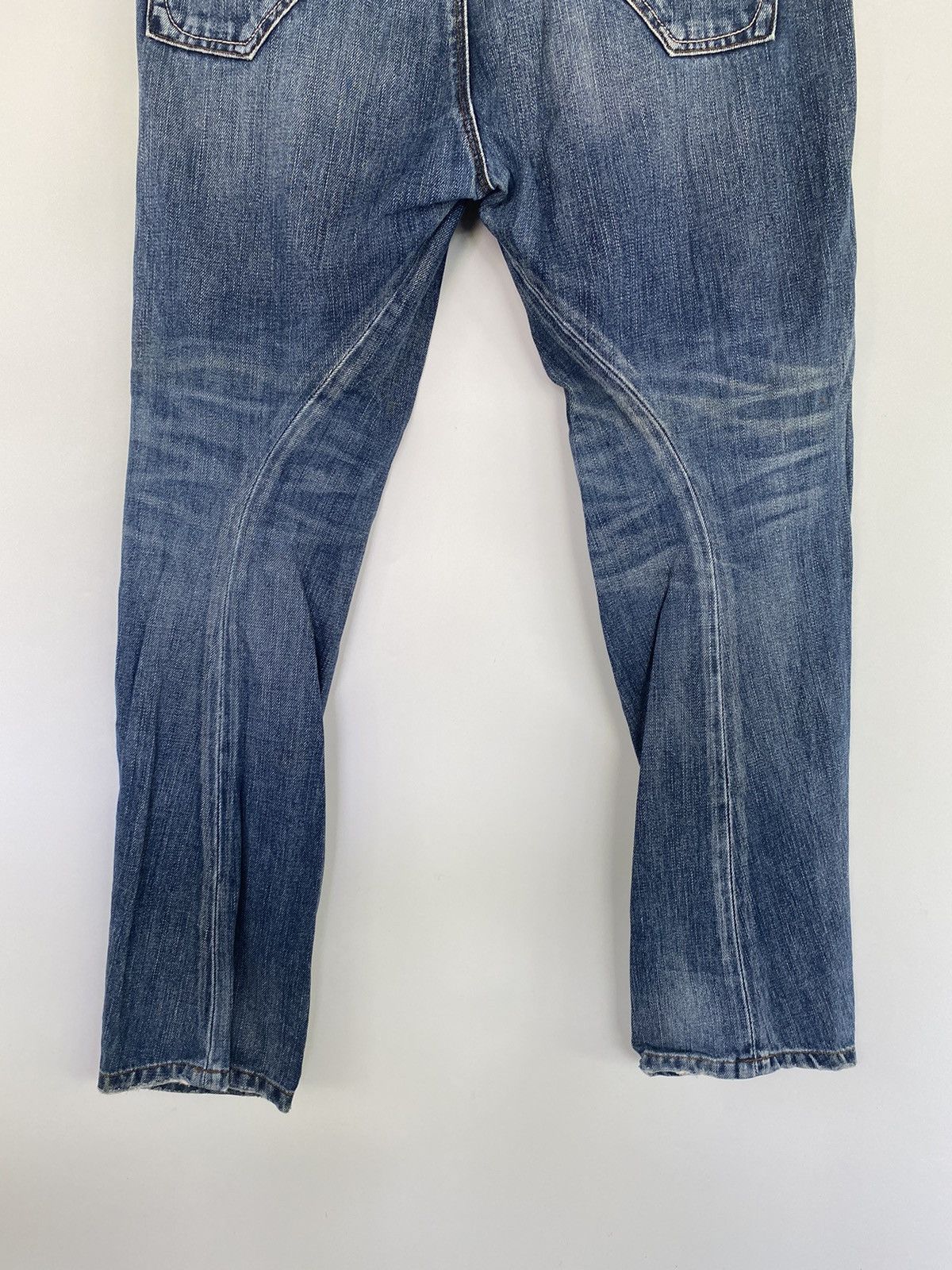 Designer × Japanese Brand Japanese Brand Bit Blue Denim Jeans Pant Size US 34 / EU 50 - 6 Thumbnail