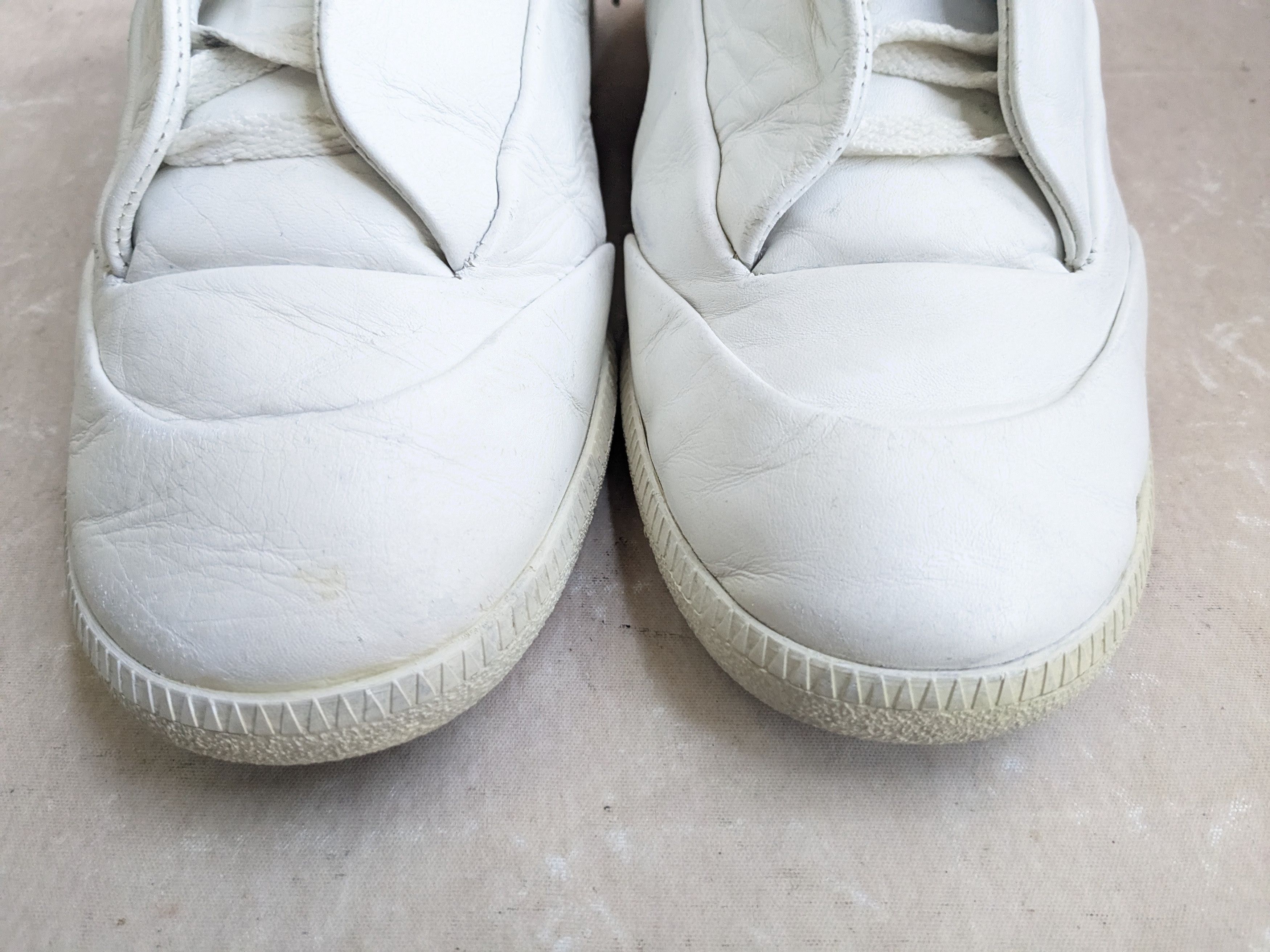 Maison Margiela Maison Margiela Future White 11 44 Low Tops Leather Size US 11 / EU 44 - 3 Thumbnail