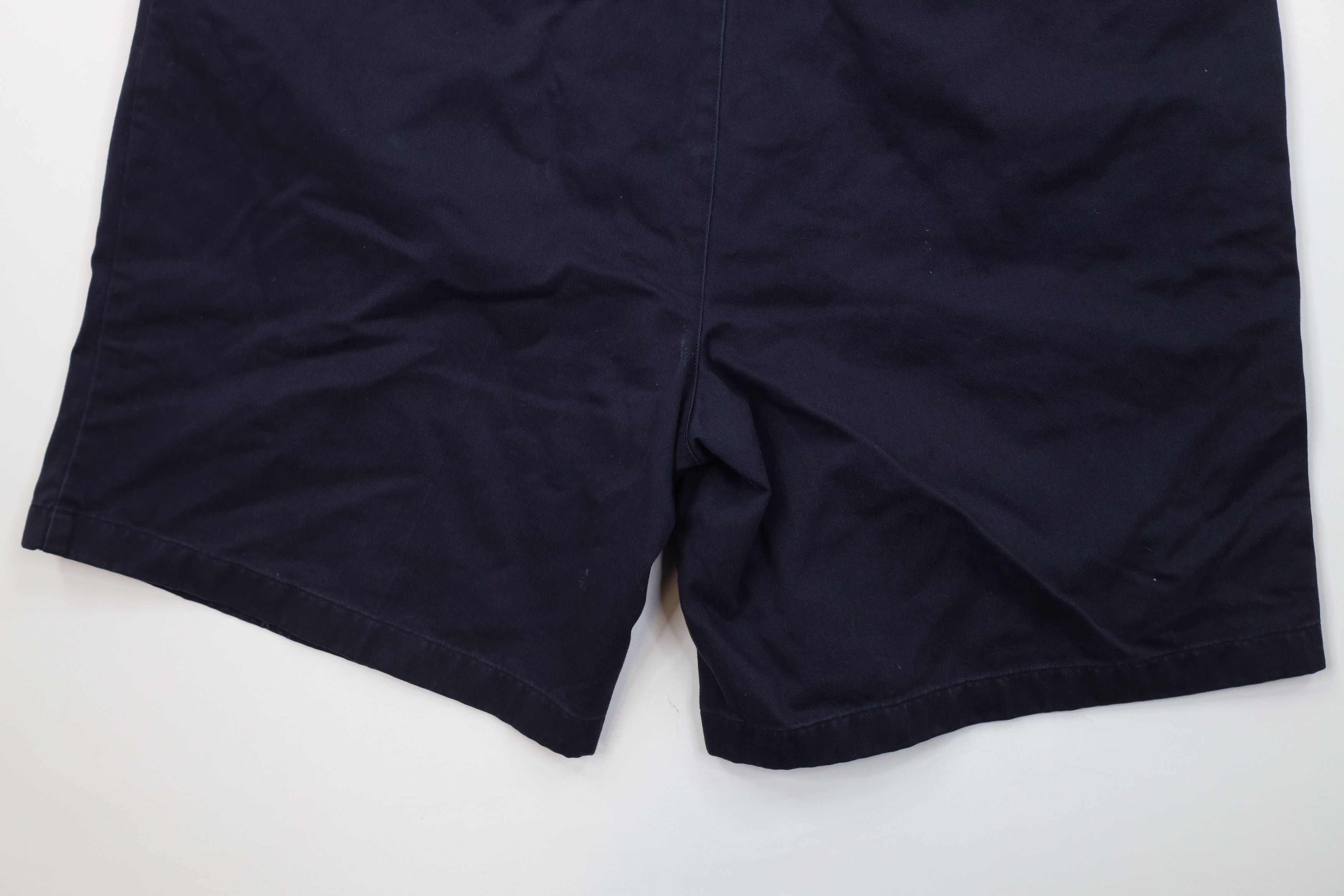 Lands' End Vintage Lands End Faded Traditional Fit Chino Shorts Blue Size US 40 / EU 56 - 13 Thumbnail