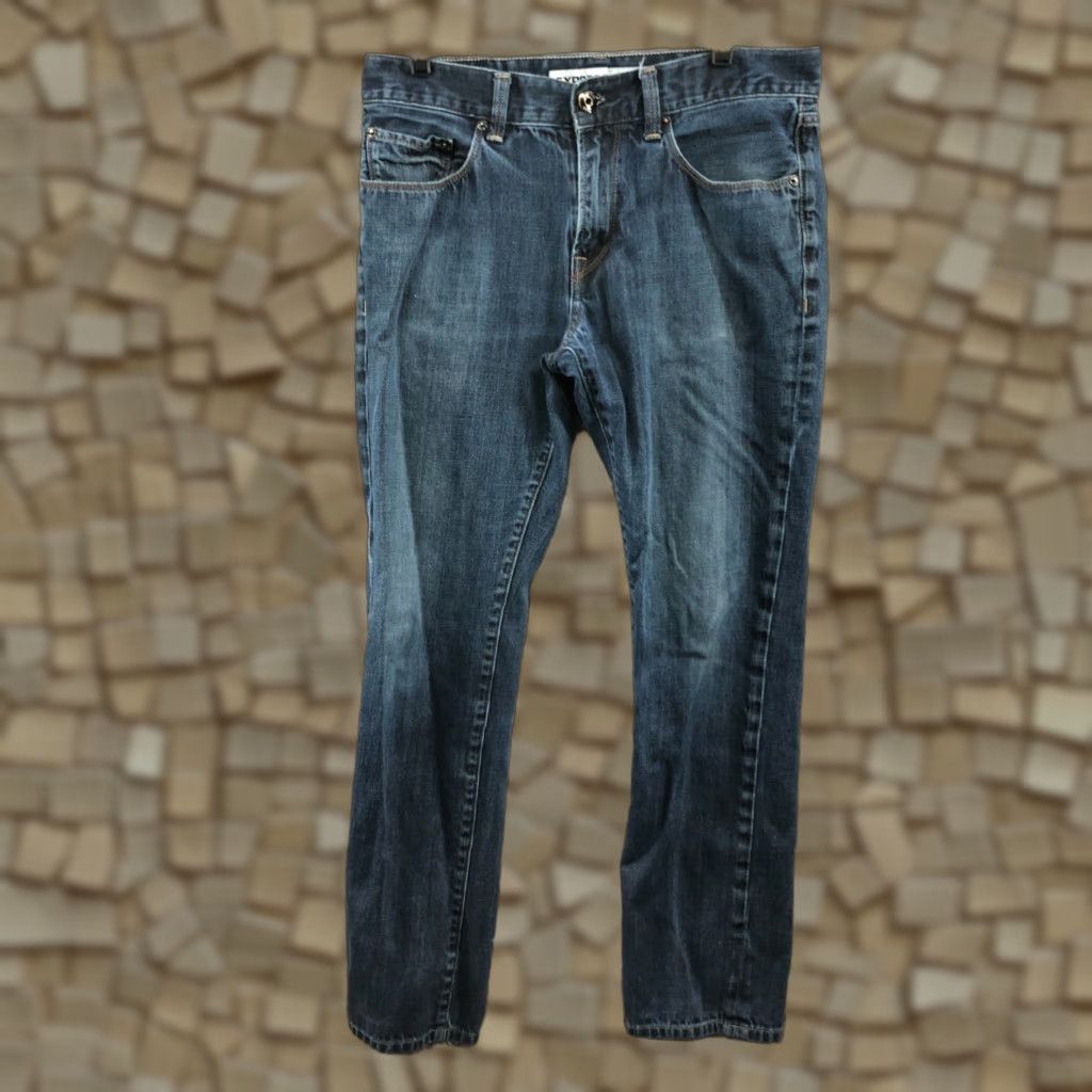 Express Express Rocco Slim Fit Skinny Jeans 32x32 Mens Medium Wash Blue Size US 32 / EU 48 - 1 Thumbnail
